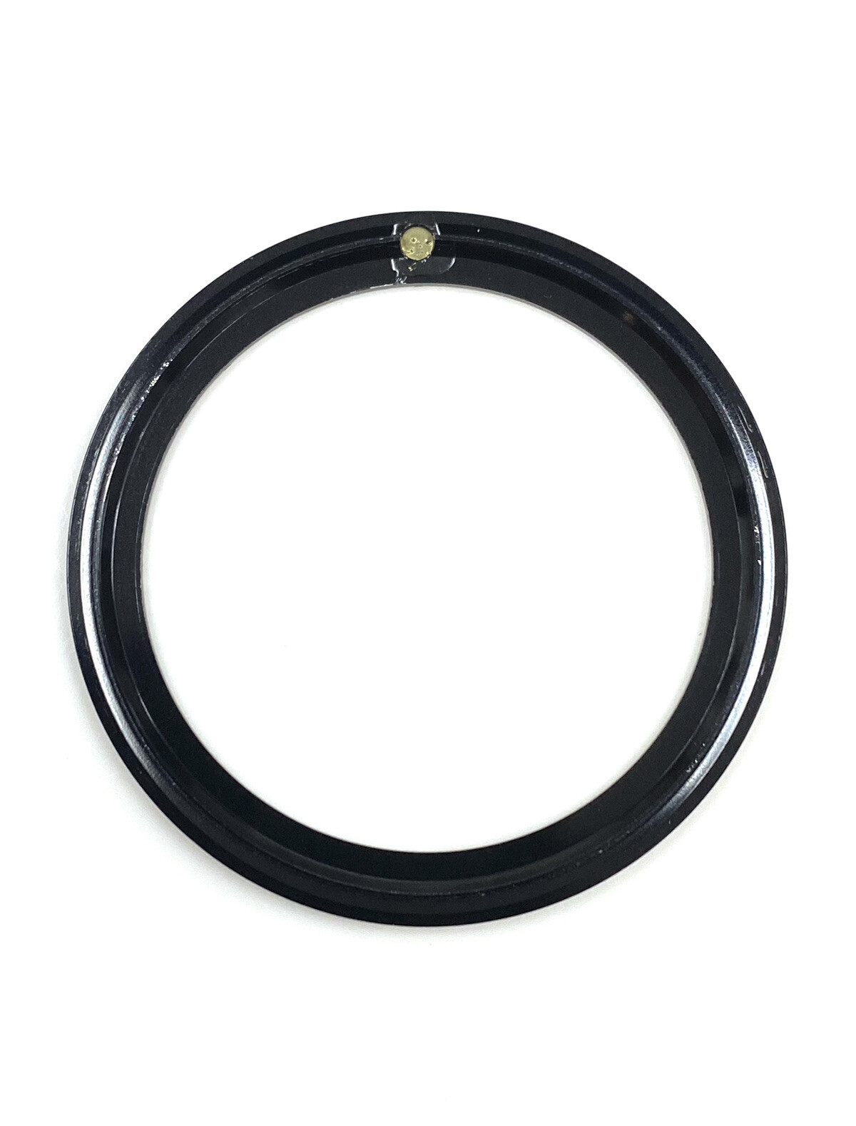 Black/Silver Bezel Insert for Omega 45.5mm Seamaster Planet Ocean XL 2200.51.00
