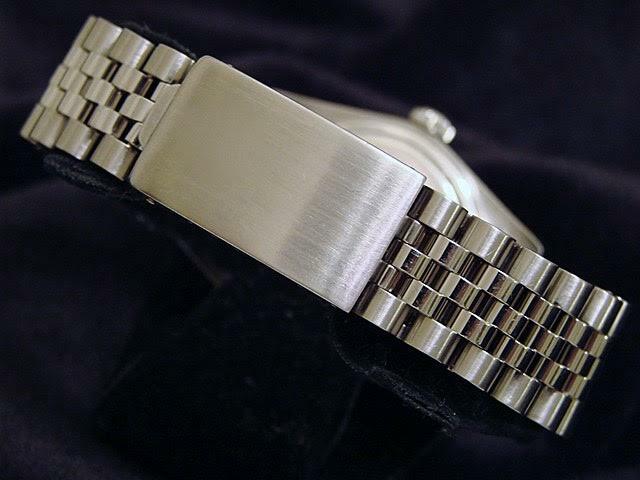 Rolex Datejust Mens Stainless Steel Watch 18k White Gold Bezel Silver Dial 1601