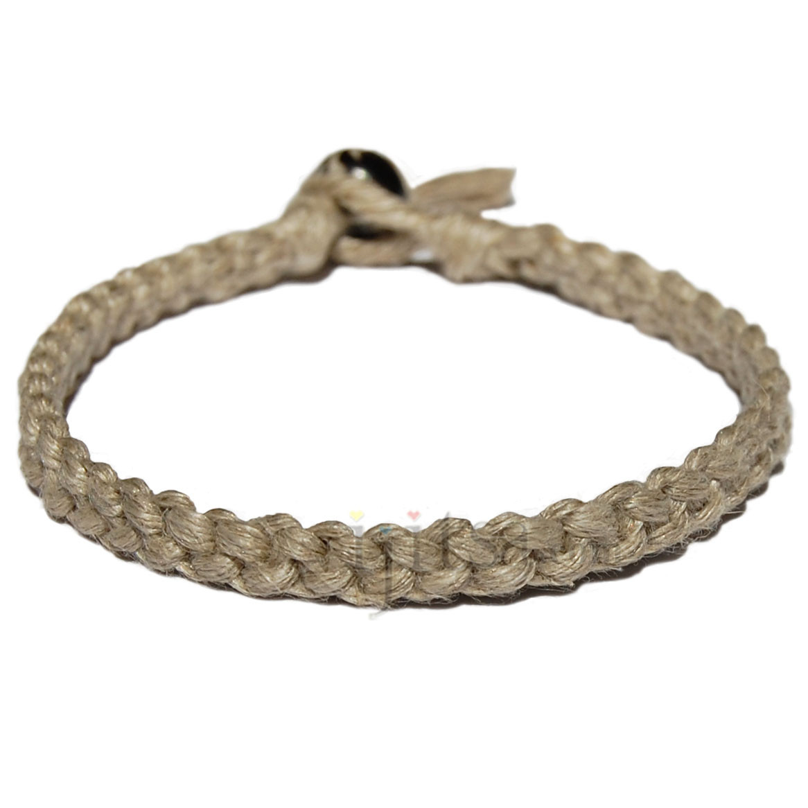 Natural Fancy hemp bracelet or anklet, custom size
