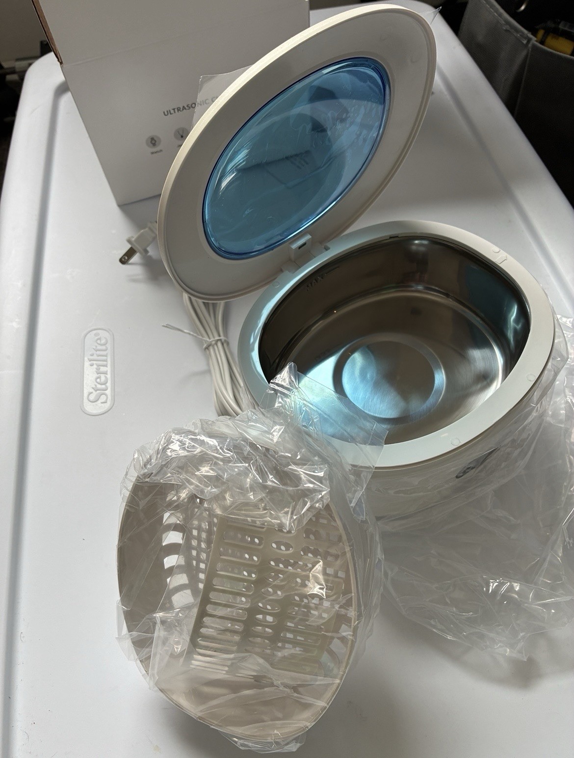 ULTRASONIC CLEANER, Multi-use, GT Sonic GT-F6 Ultrasonic Jewelry Cleaner 750ml.