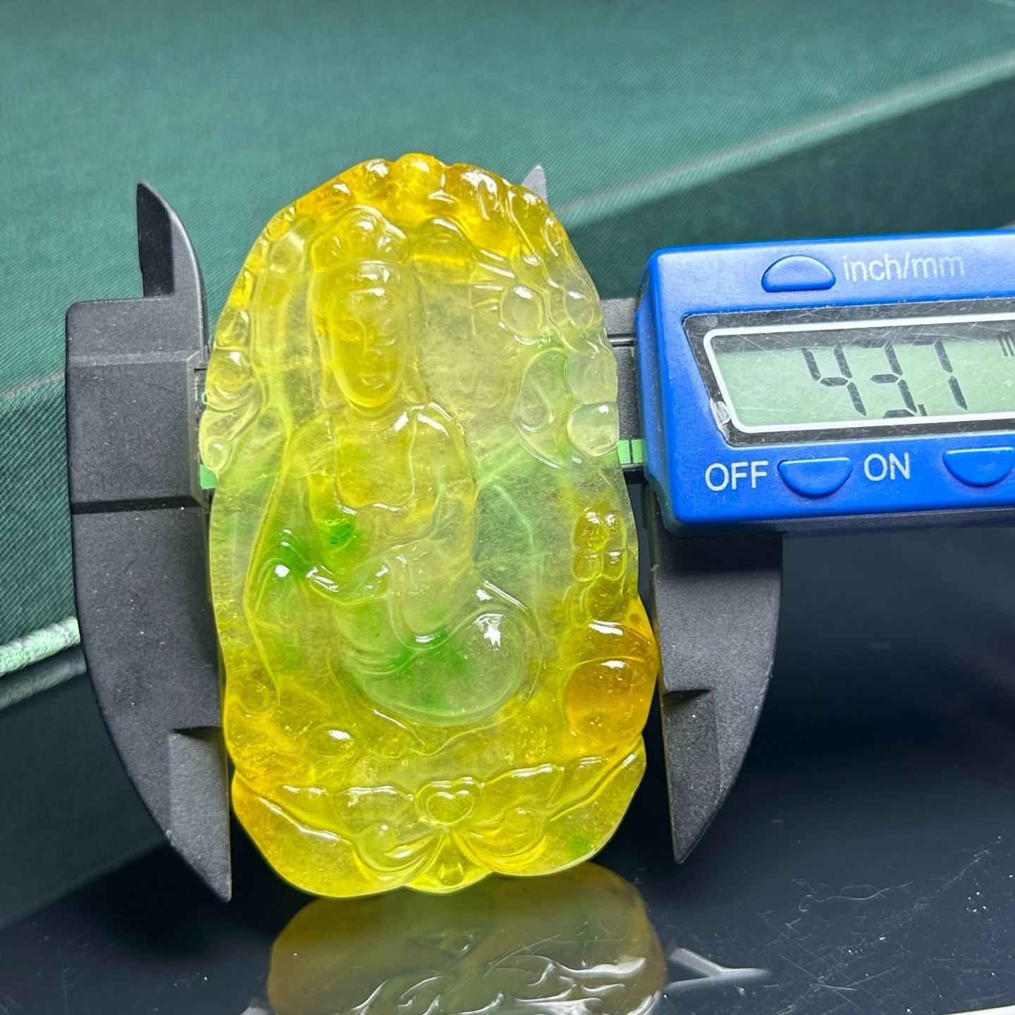 Nature ice yellow Burmese jade Jadeite Carved dragon Kwan-yin Pendant&Necklaces