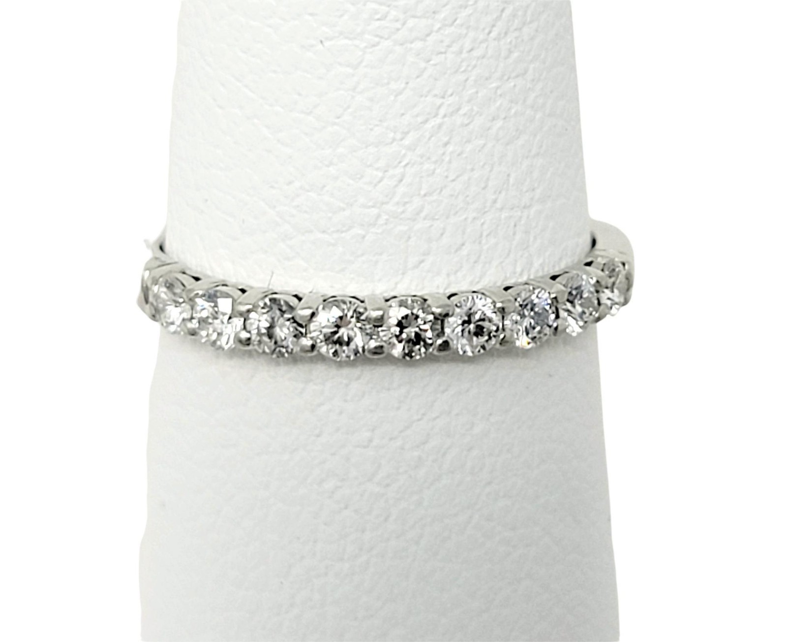 Tiffany & Co. Embrace Semi-Eternity 9 Round Diamond Band Ring in Platinum