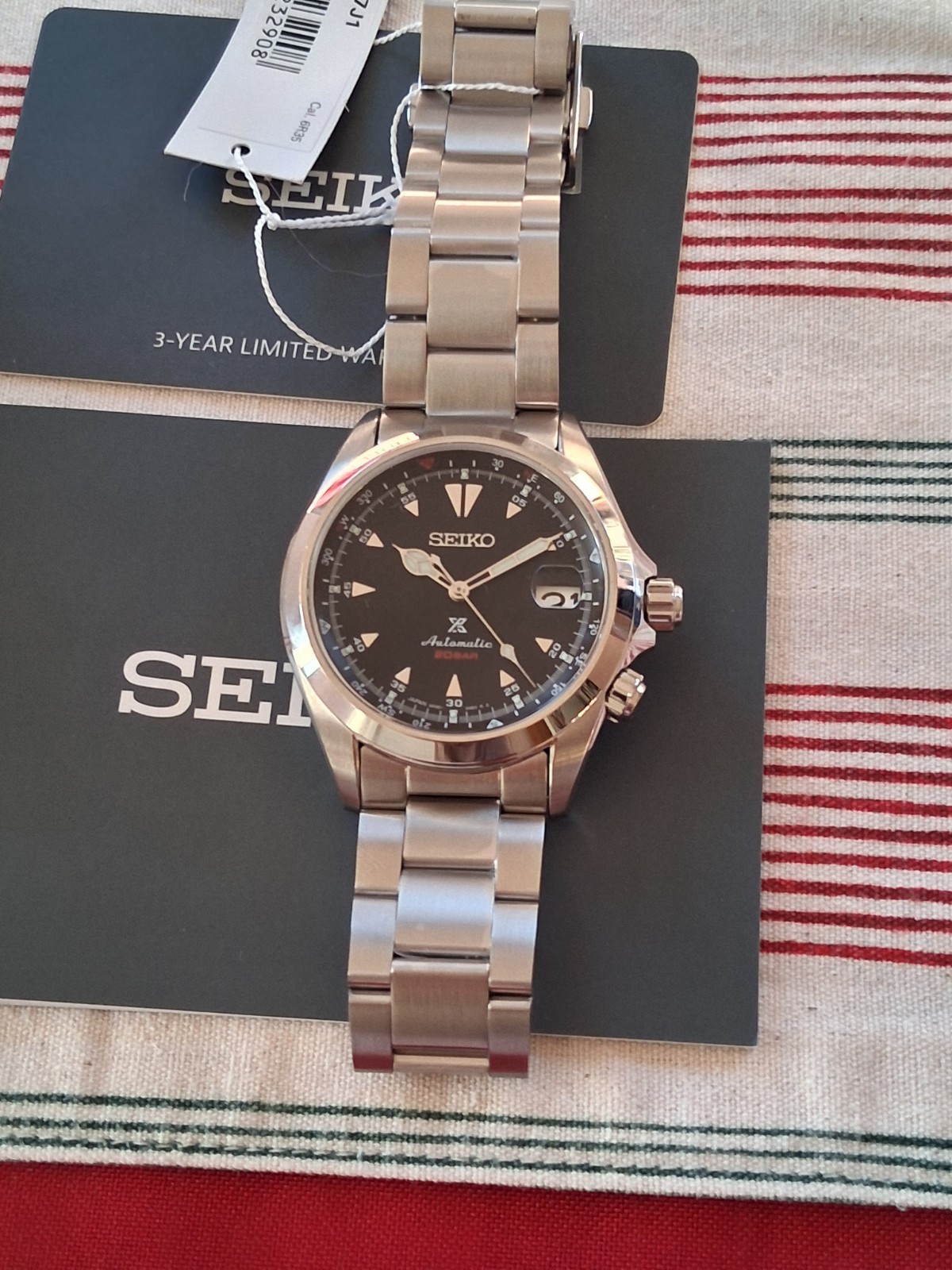 Seiko Men’s Prospex Alpinist Automatic Watch SPB117J1