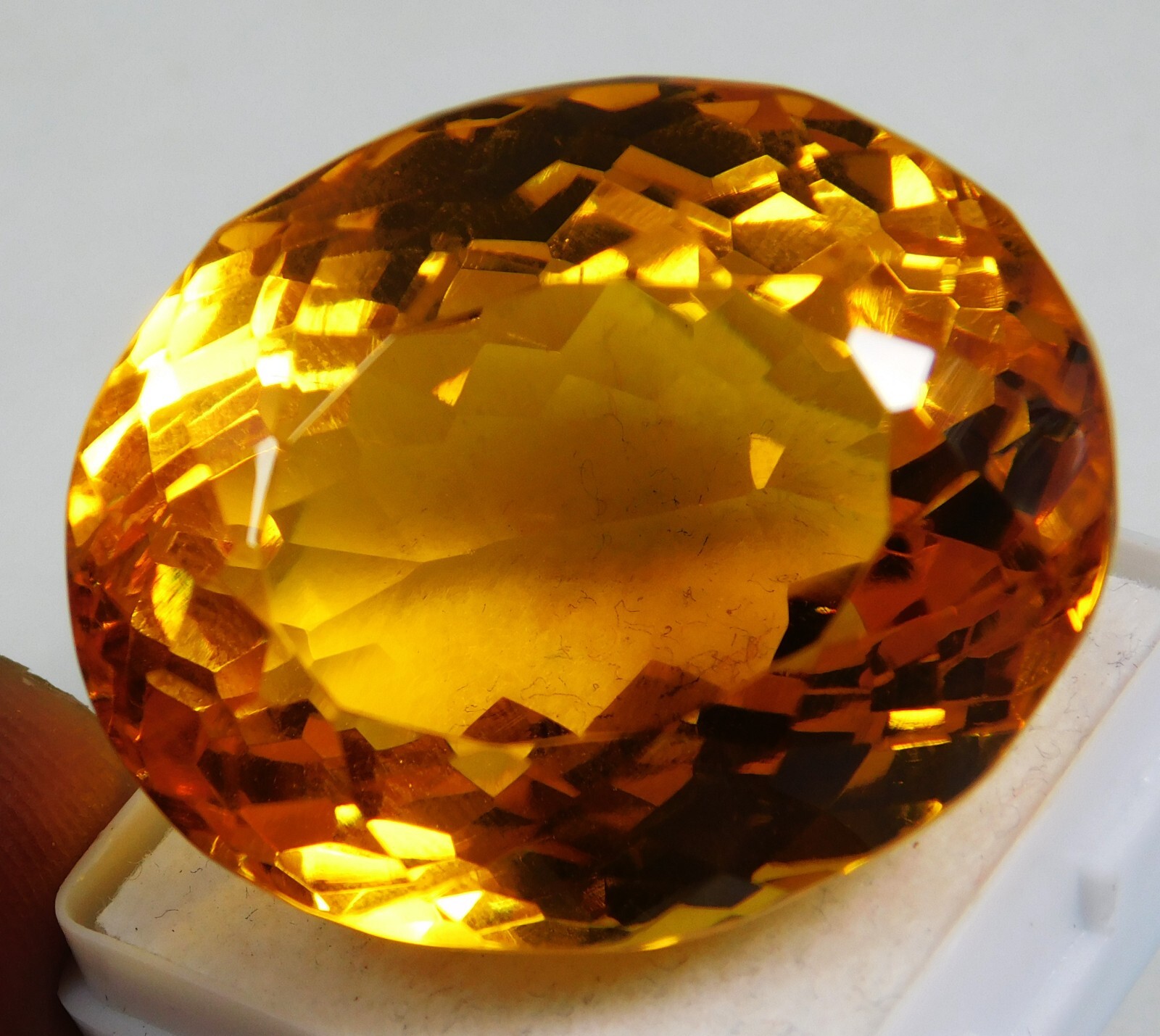 Natural 118.50 Ct Mogok Orange-Yellow Painite Oval Cut Certified Loose Gemstone