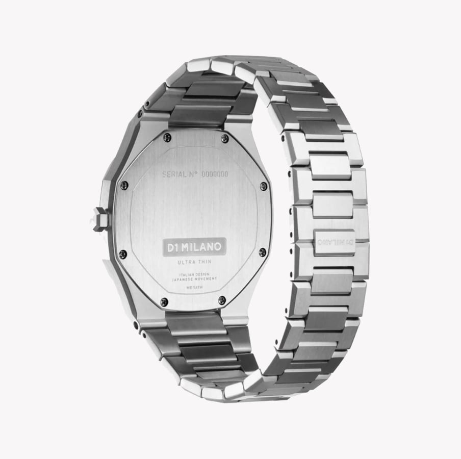 D1 MILANO ULTRA THIN UNISEX WATCH STAINLESS STEEL BARN RED UTBJ33 RRP £335 AD