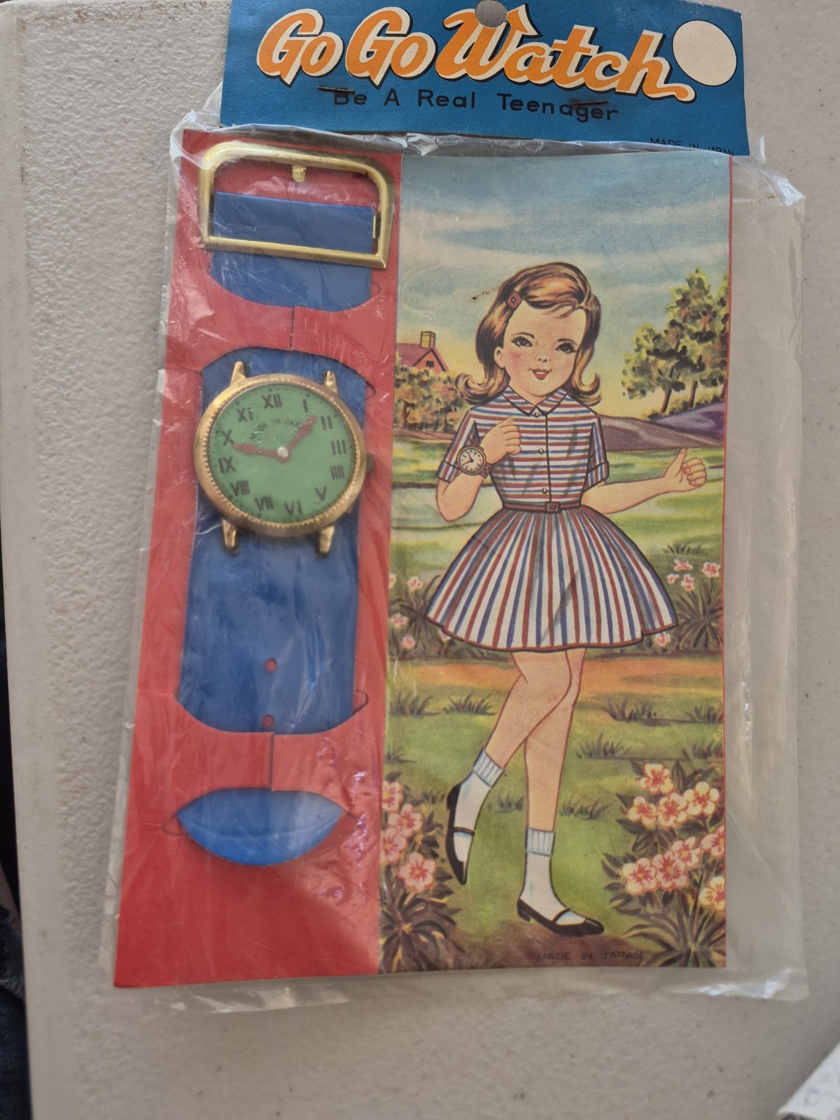Vintage Toy Go go Watch Made In Japan