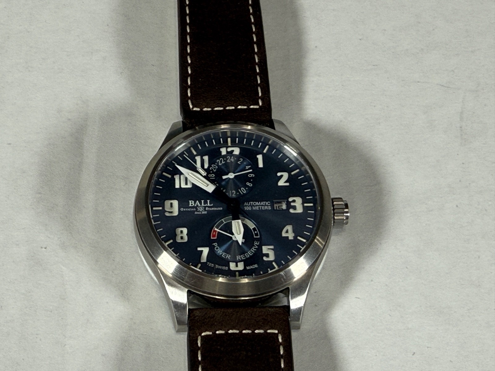 Ball Engineer Master II Voyager GM2128C-LJ-BE, Power Reserve, GMT