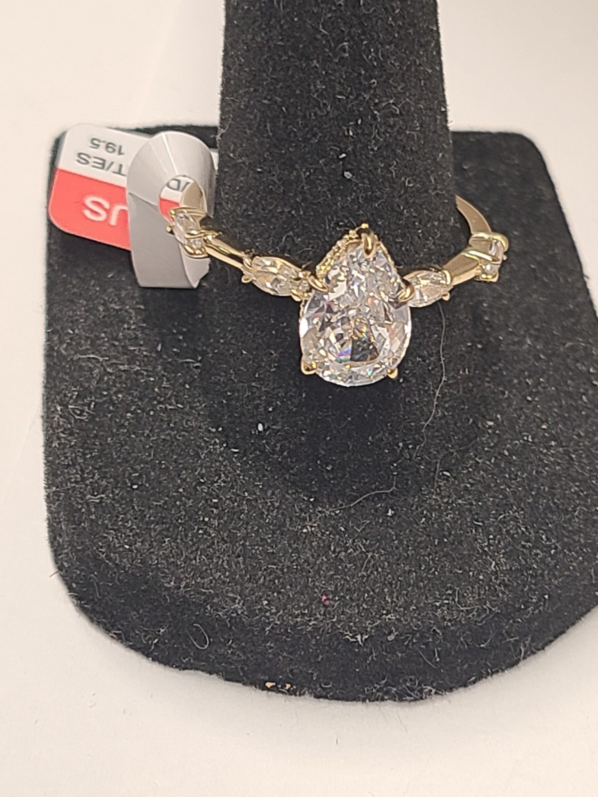 She Said Yes Love Me Harder 2Ct Mpissanite Ring Size 9 See Description
