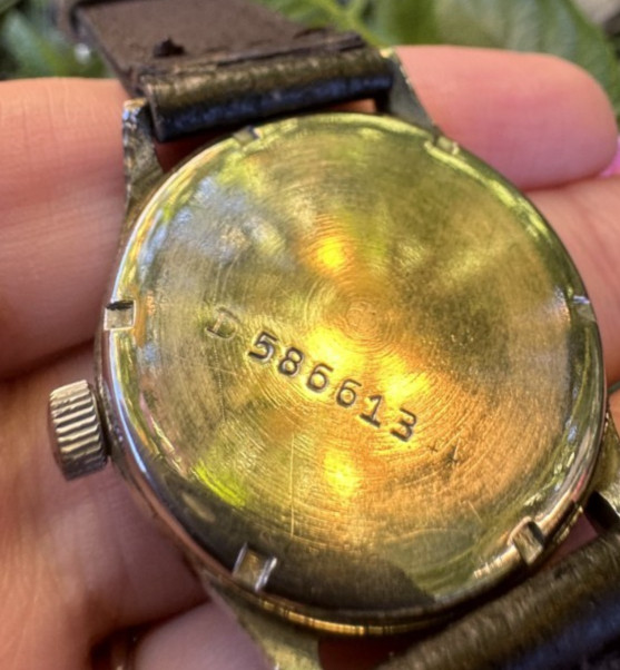 Antique Recta Mens Military Watch Vintage Estate WW2