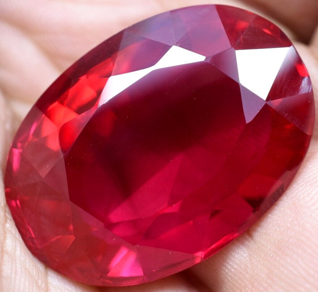 Natural 93.35 Ct Mogok Pink Huge Ruby Sparkling GGL Certified Loose Gemstone