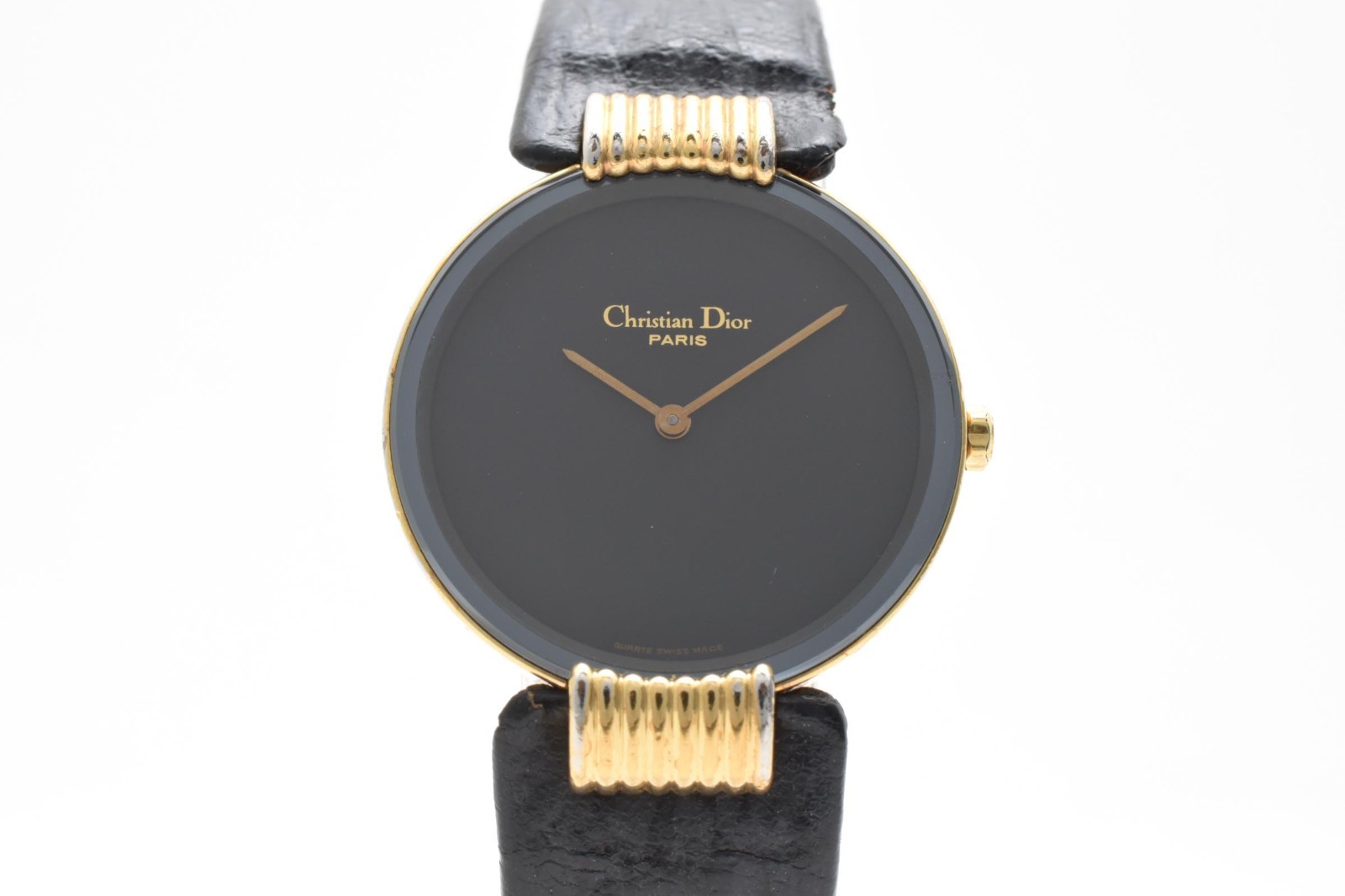 Vintage [ Near MINT ] Christian Dior Bagheera 46 153-3 Black Ladies Watch JAPAN