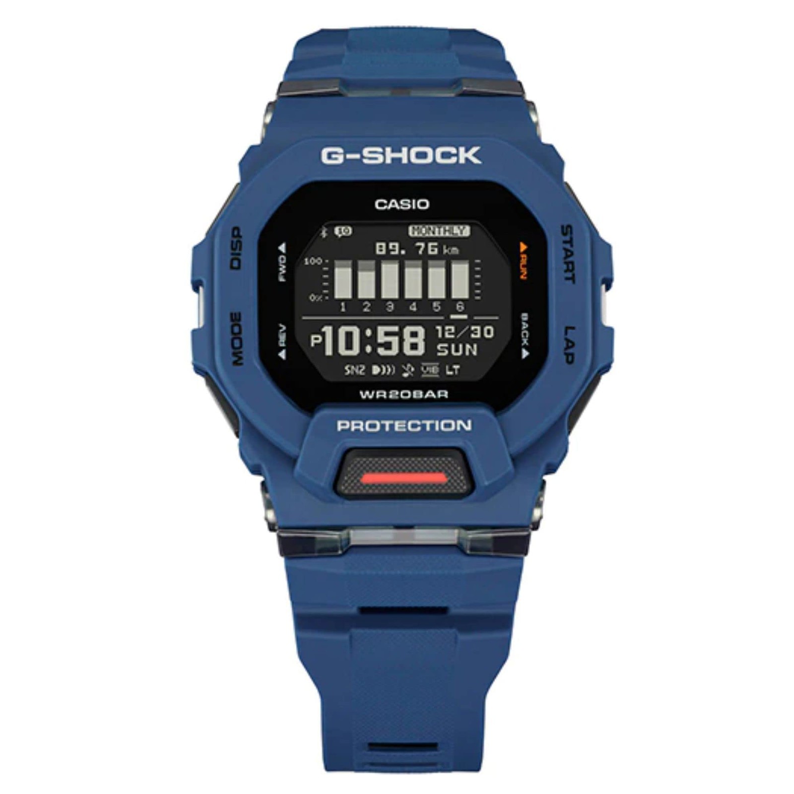CASIO G-SHOCK GBD-200-2 Bluetooth Fitness Watch Step Tracker Blue 200M