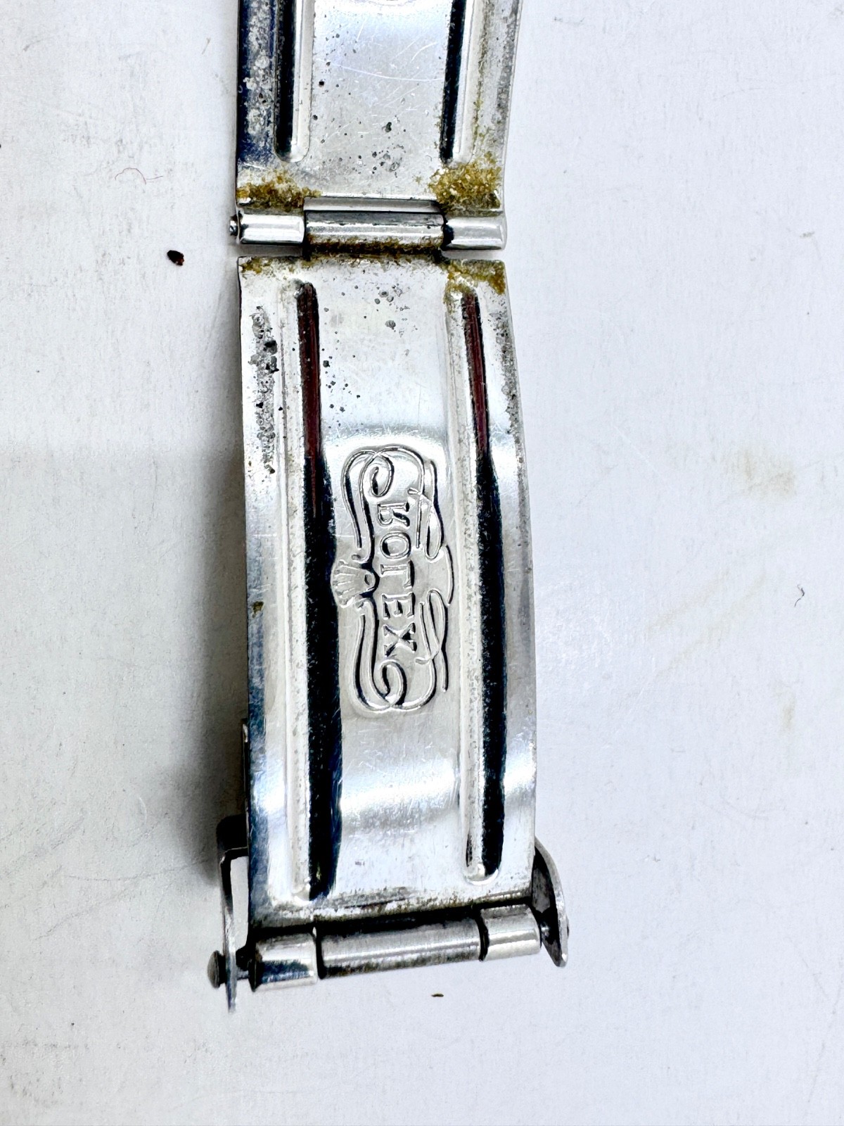 Rolex flip lock Clasp for Steel & Gold Oyster Bracelet Code 93153 18 year 1996