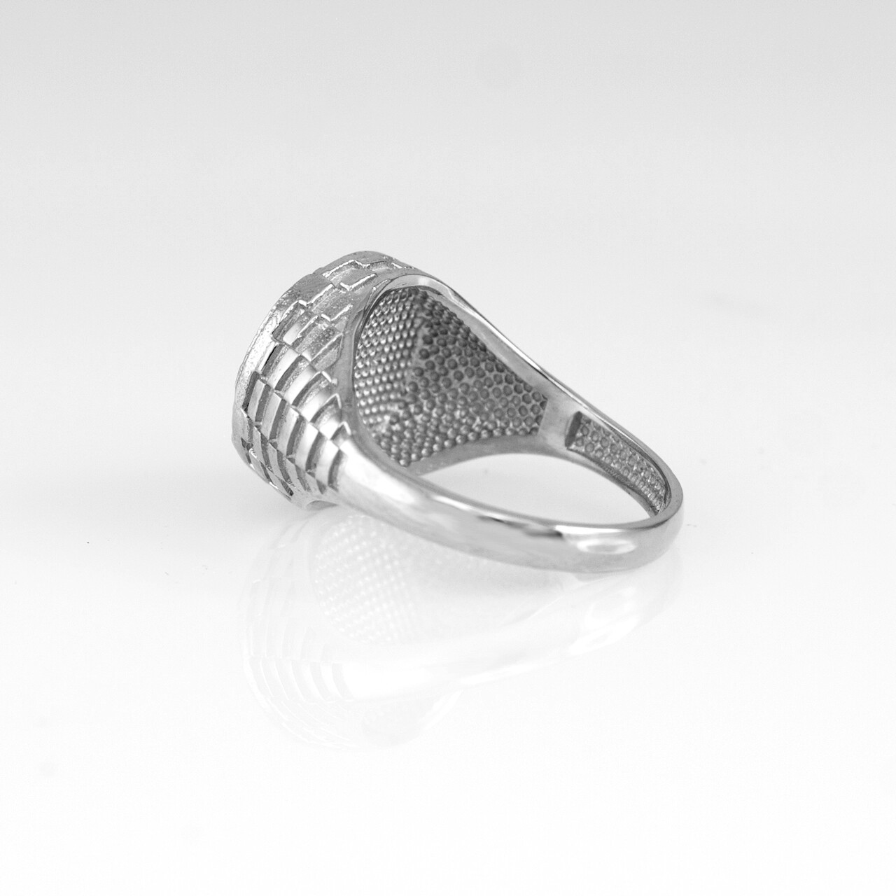 Sterling Silver Rugged Aztec Mayan Sun Ring