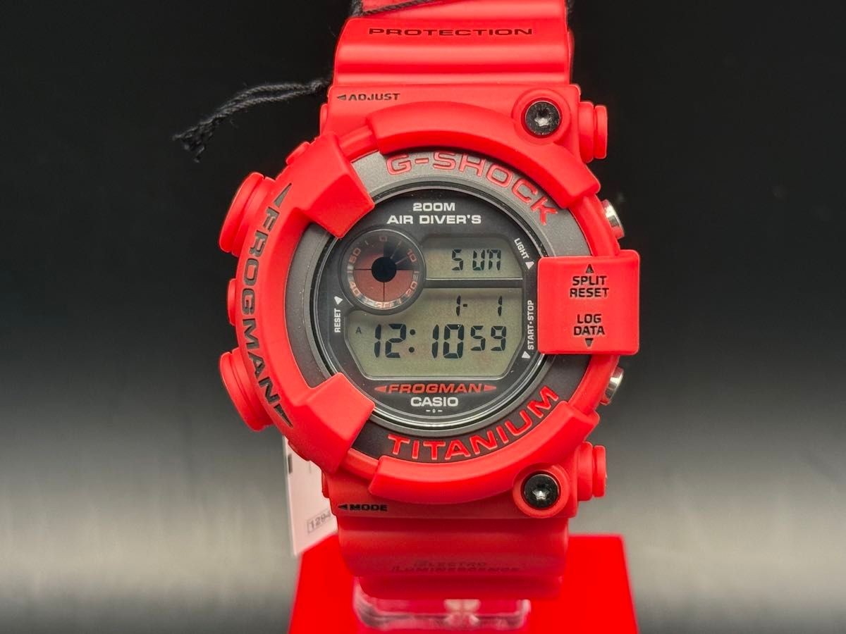 CASIO G-Shock Frogman DW 8200 Red Frog 2000 model Last 2 items FROGMAN Red