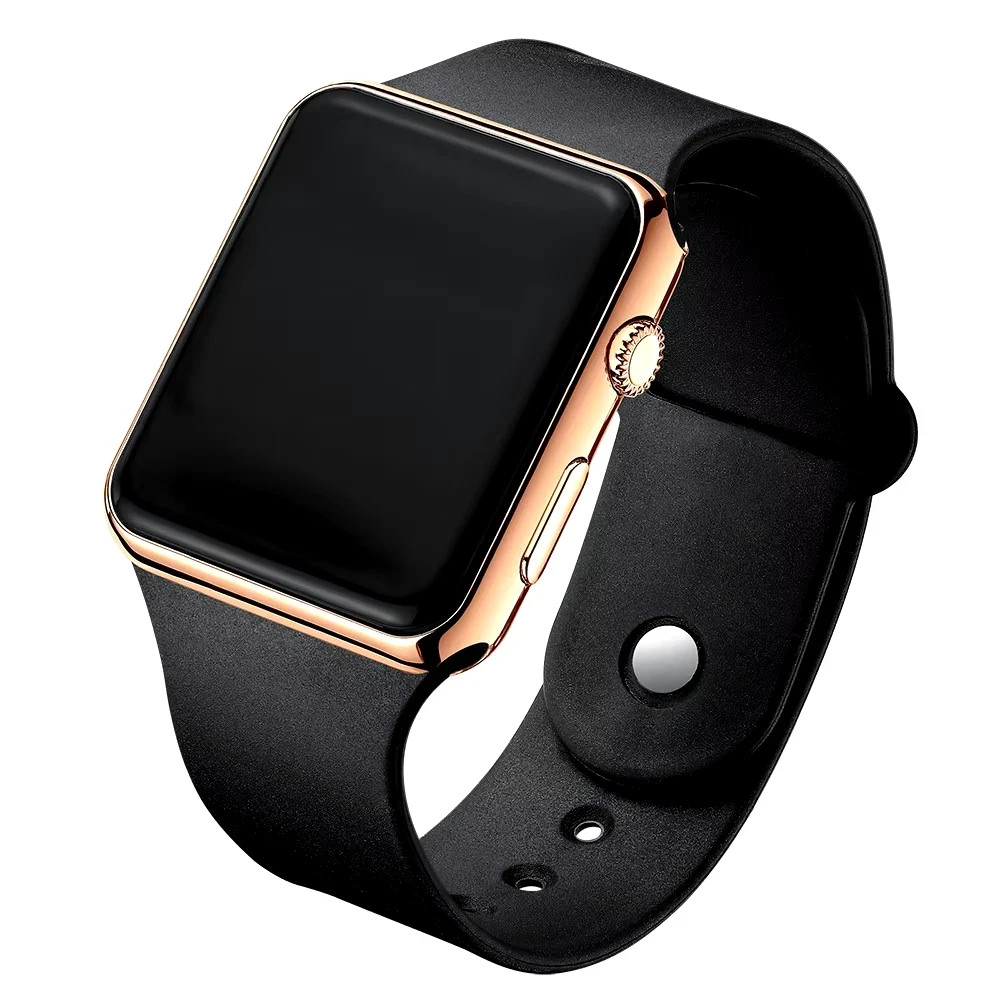 New Square LED Digital Watch Men Women Sports Electronic Wristwatch Student Unis
