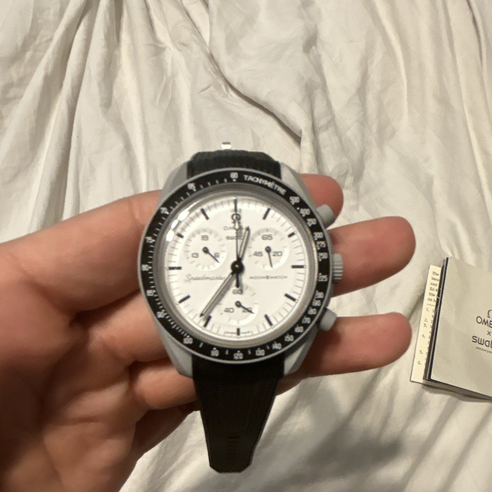 Swatch Bioceramic MoonSwatch 1965 Only tried on Original strap and Rubber