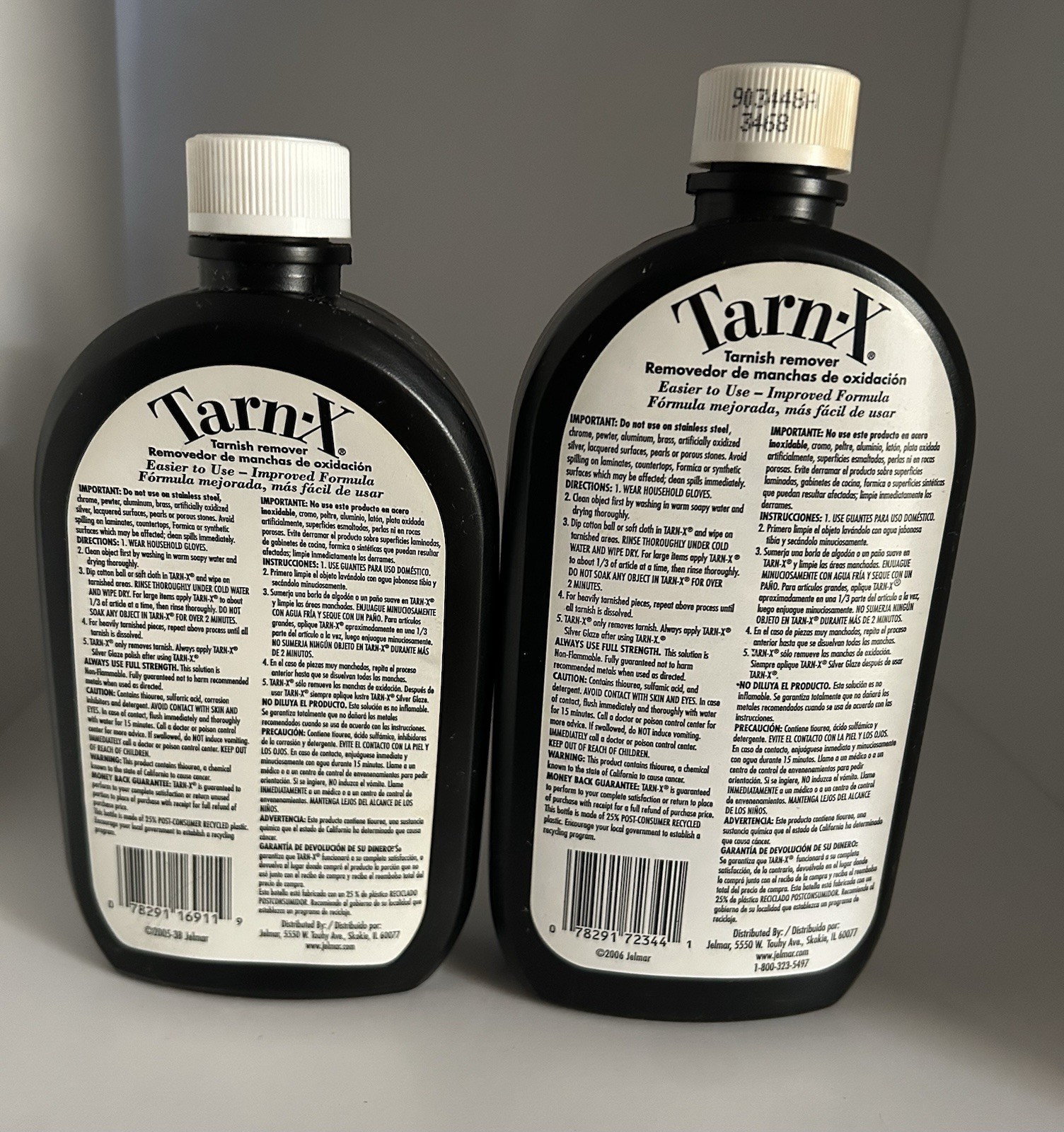 Tarn-X Liquid Tarnish Remover Wipe & Rinse 12 fl oz + 16 fl oz, 3468