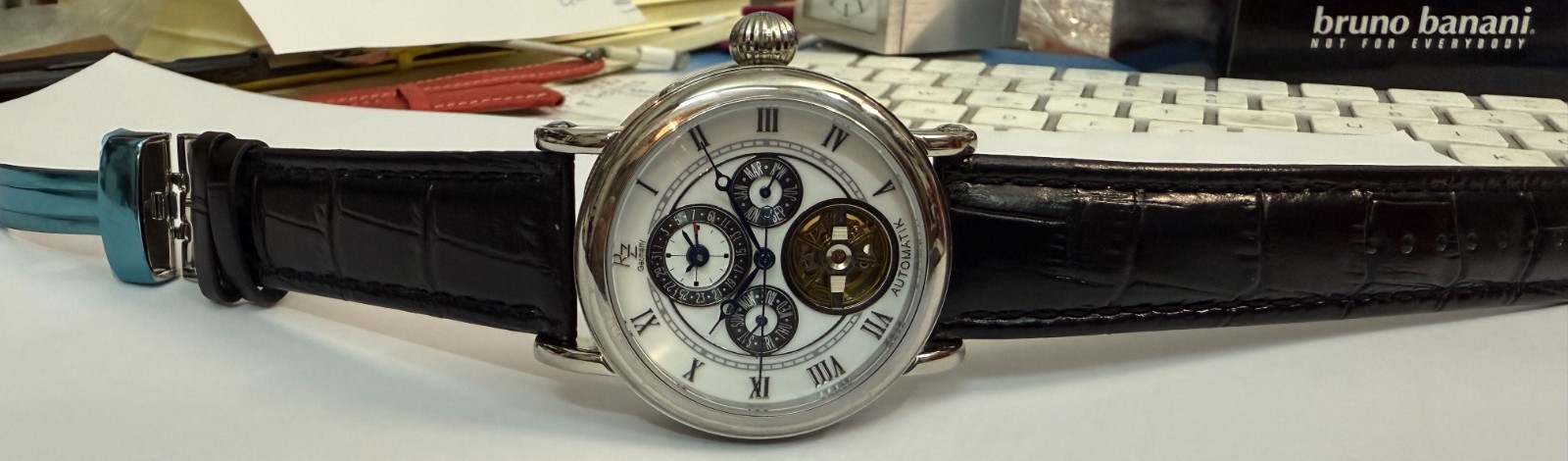 Men’s Watch Automatic Rz Stainless Tag-Monat-Datum 2.Uhrzeit 1 21/32in Richter &