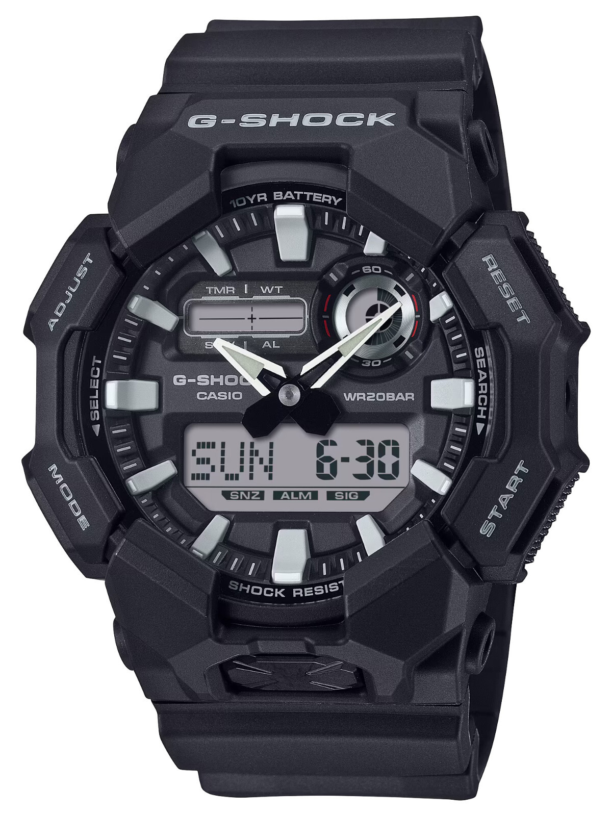 Casio G-SHOCK Analog-Digital GA010 Series – 110Yr Battery Watch – GA-010-1A