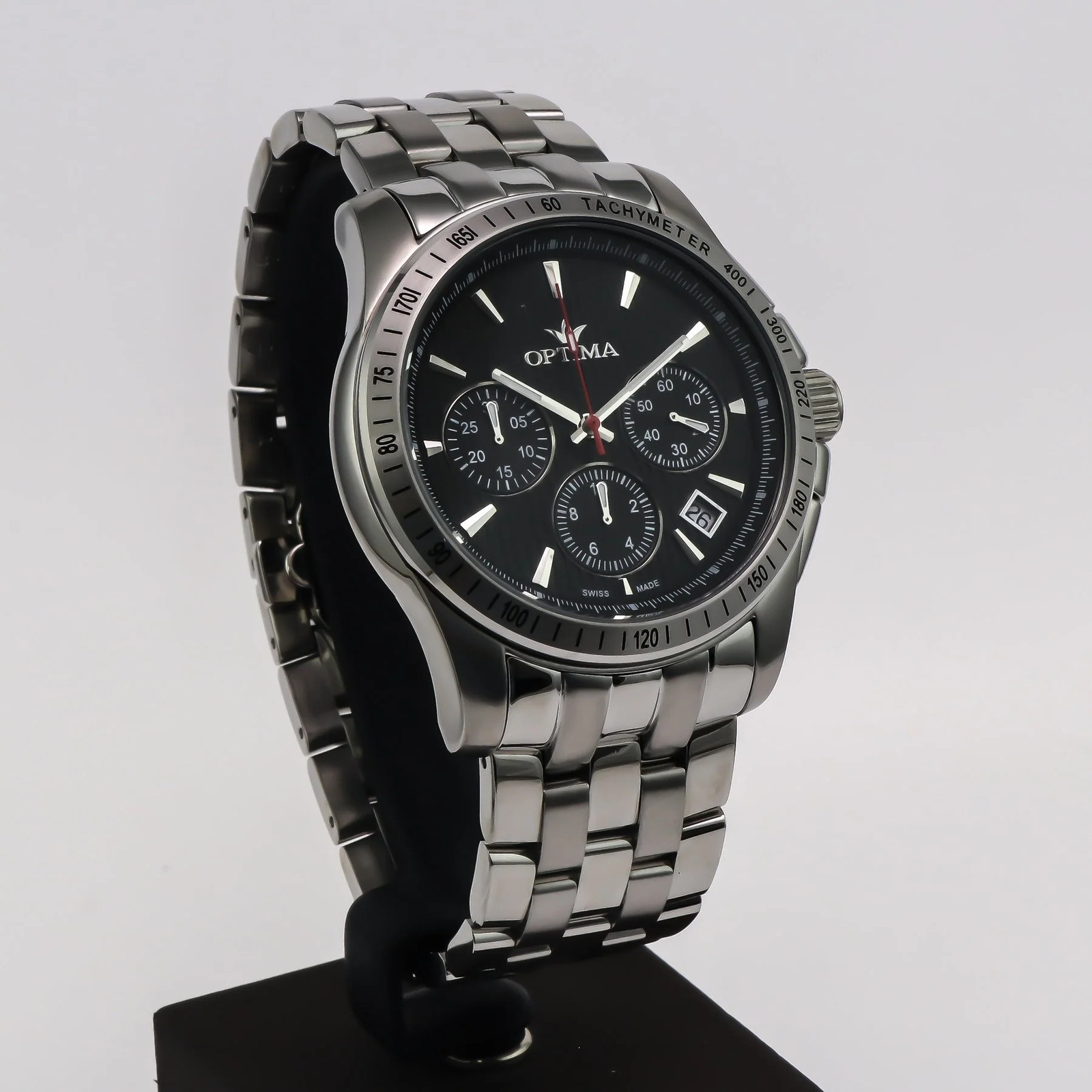 Optima – Swiss Chronograph – OSC377-SS-3 Swiss Quartz Ronda 48.15mm OSC377 50