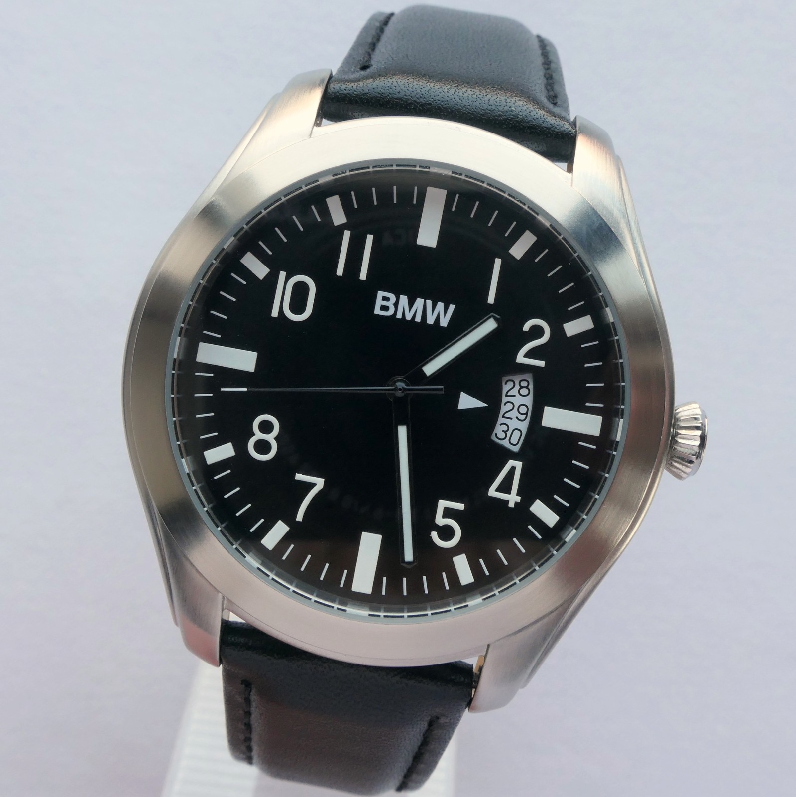 BMW Classic Pilot Racing Driver Sport Car Accessory Swiss Movement Luxury Watch