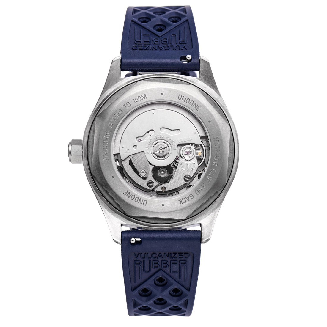 Undone Basecamp Explorer Automatic Titanium Blue Grey Silicone Men’s Watch