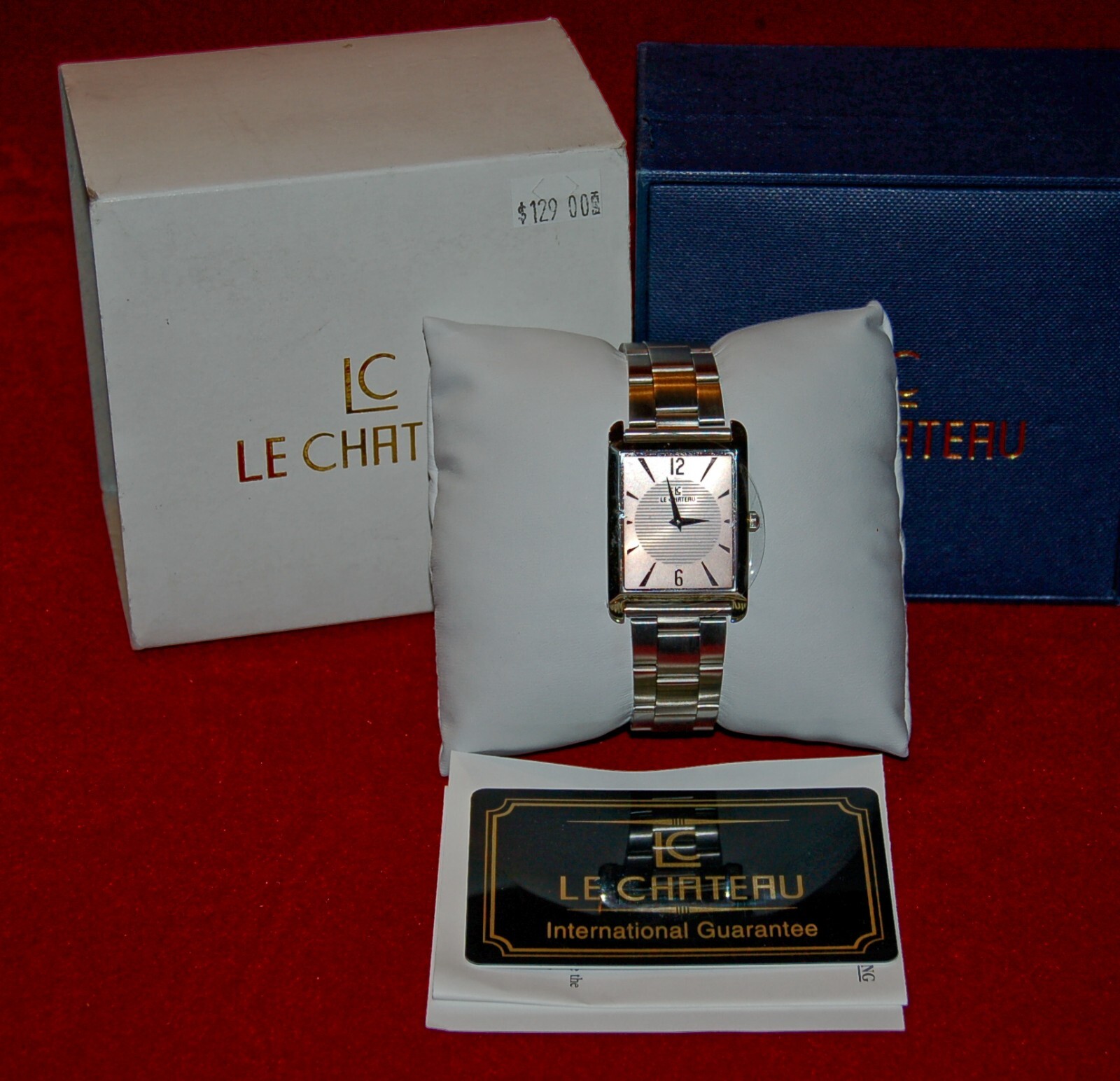 LE CHATEAU Men’s Wrist Watch #7022M New In Box!