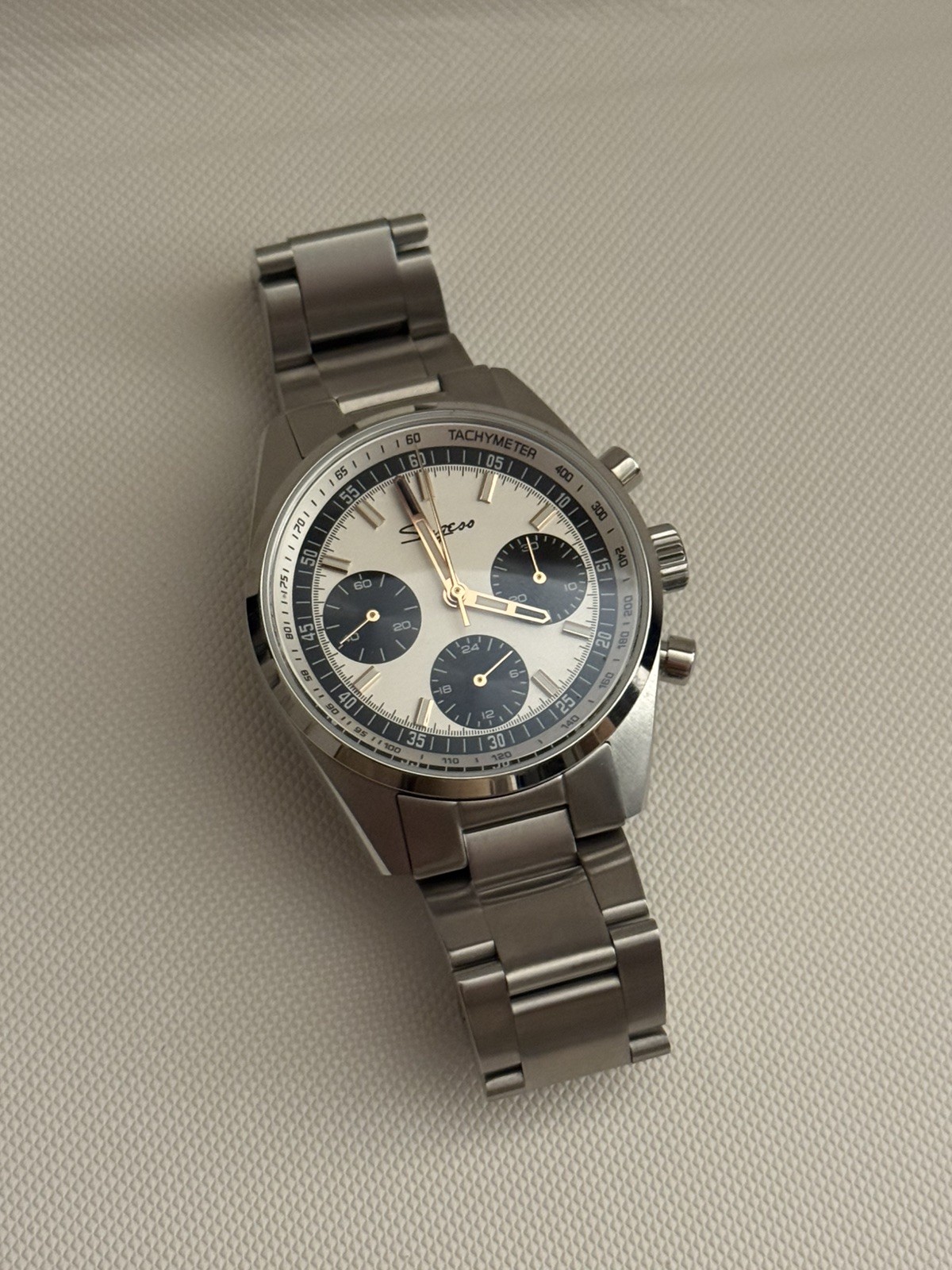 Sugess S465.SR.S SWAN NECK Sapphire Chrono Mechanical Watch SEAGULL 1963