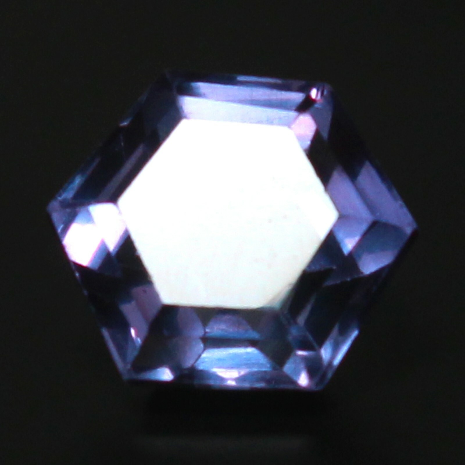 Certified 7.00 Ct Natural Brazil Color Change Alexandrite 10×10 MM Hexagon Gems