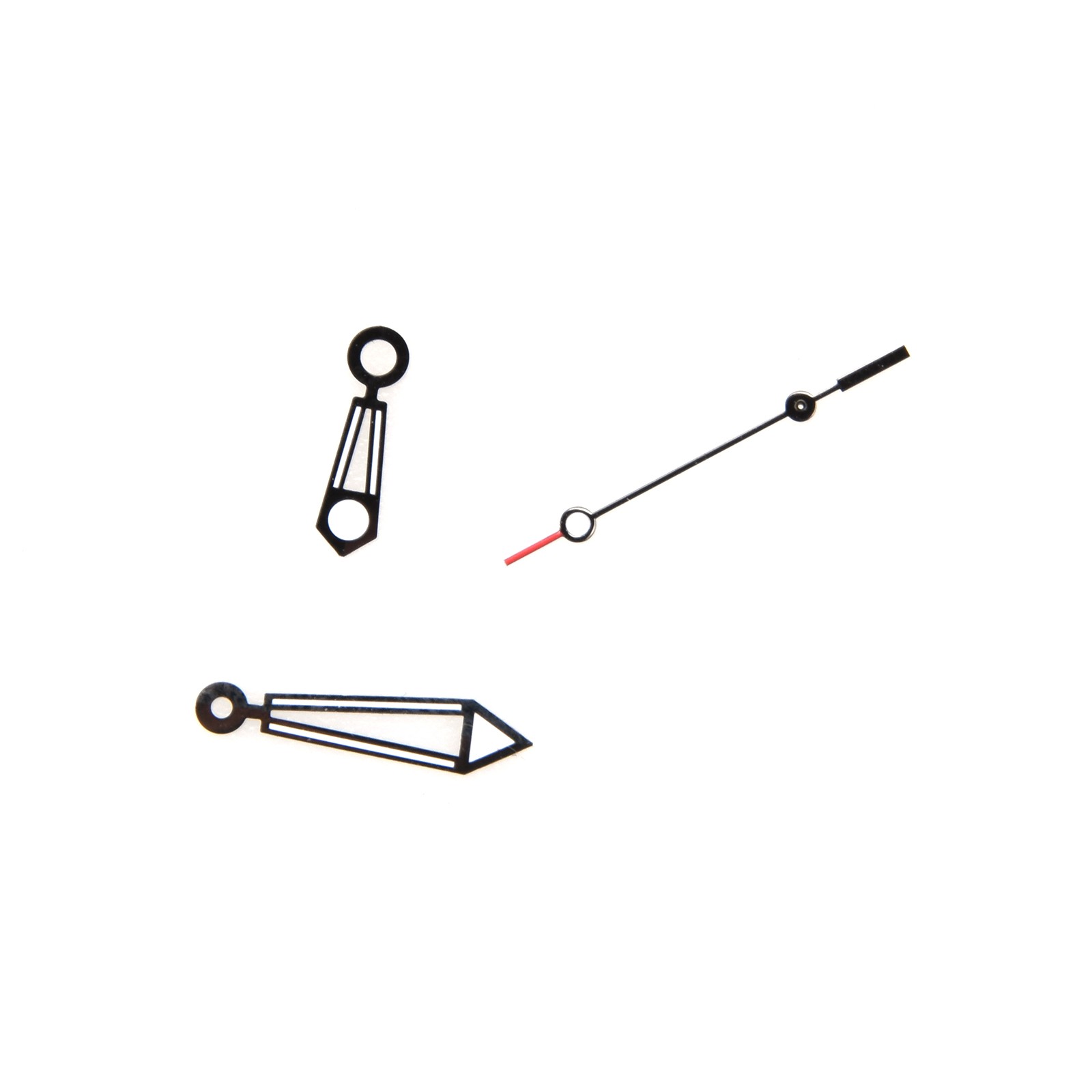 Black Watch Hands Needle Hour Minute Second For ETA 2824-2 Watch Movement h