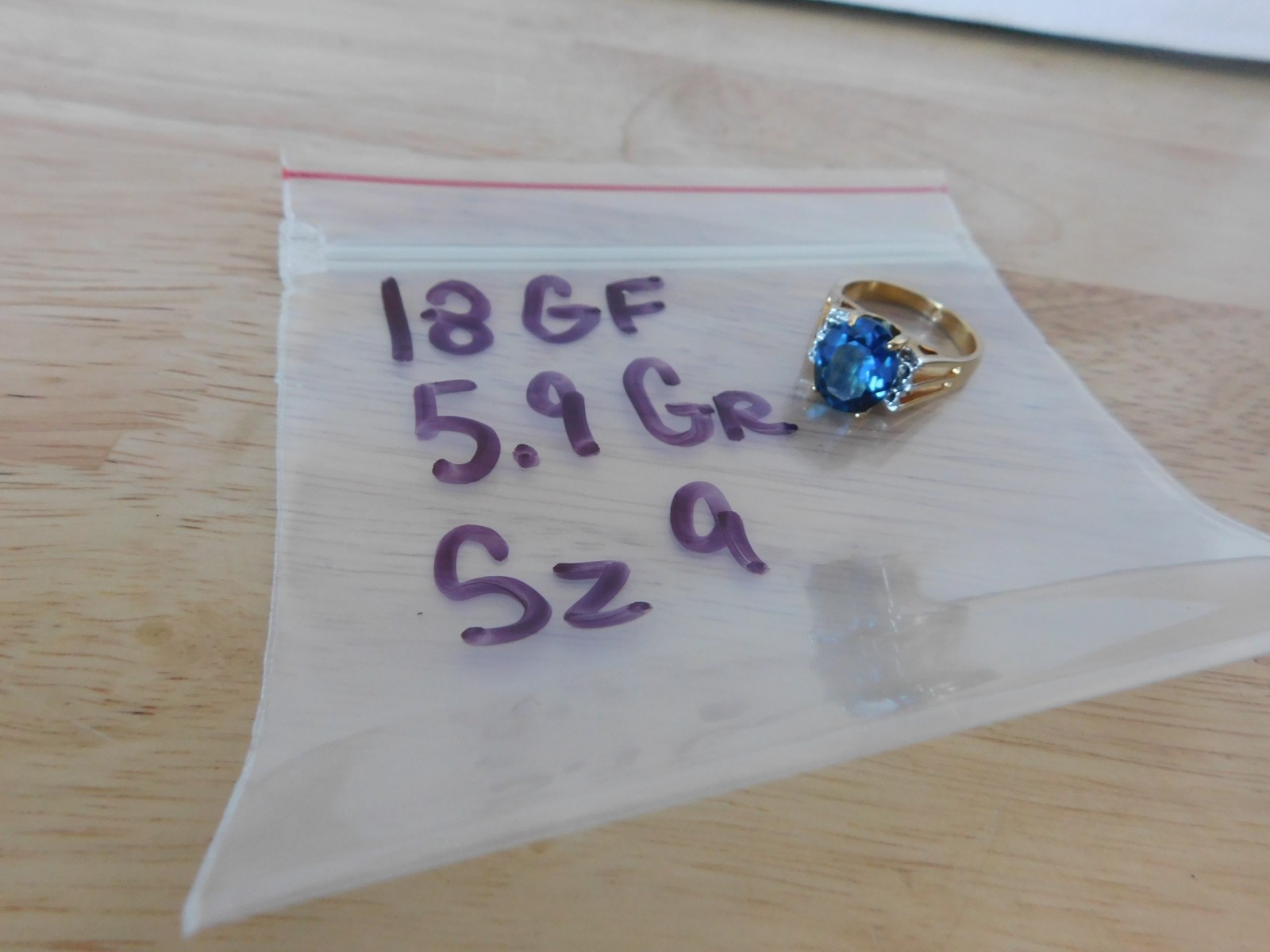 6 Rings, 18k GF Ring, 14kGF, HGF, Look At the Pics, Size & Weight in Pics, 12/53