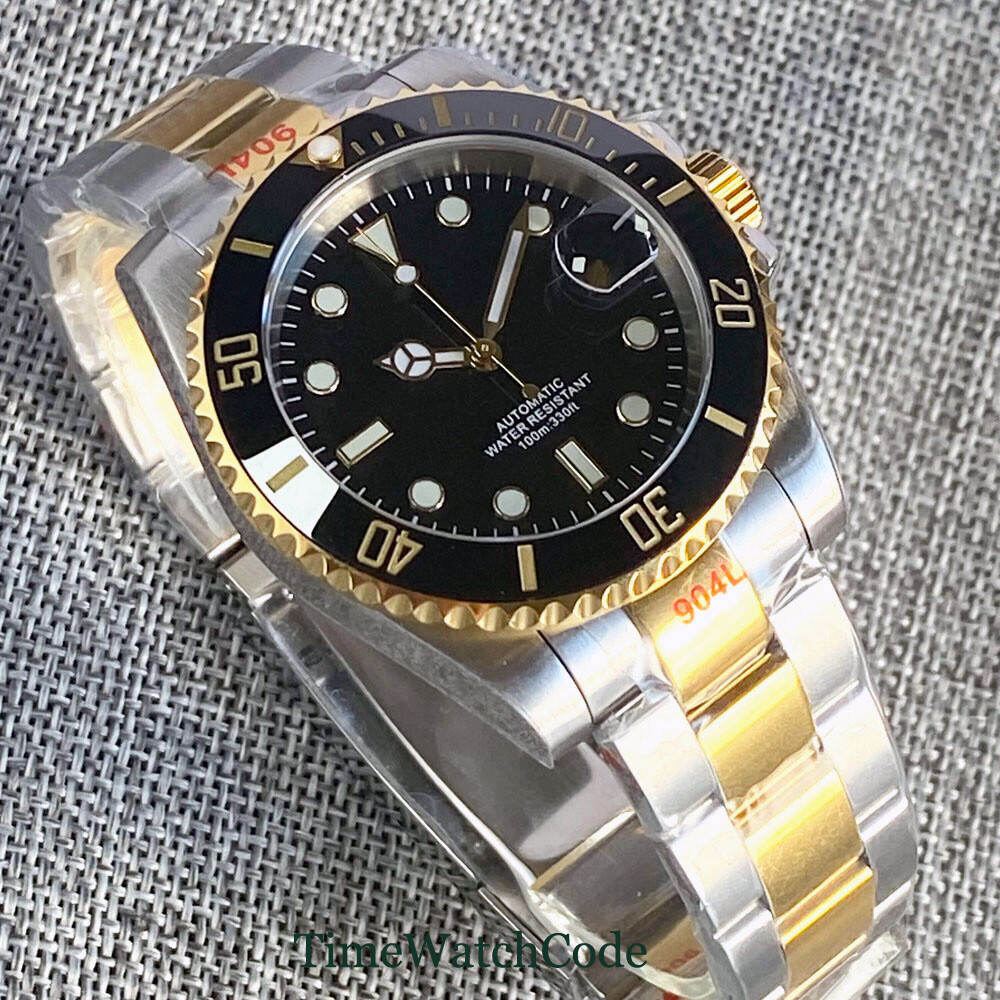 NH35A Movement Automatic Watch For Men 40mm Bliger/Sterile Dial Sapphire Crystal