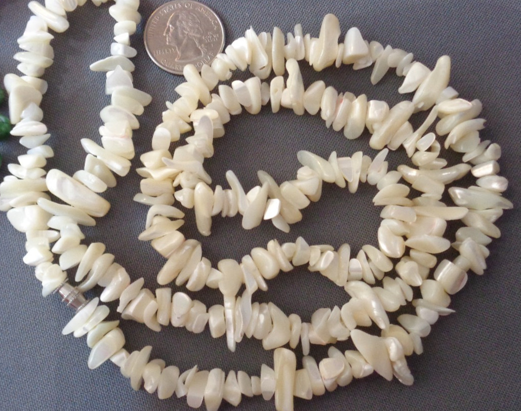 VTG 6 Pc Lot Natural Stone Jewelry Necklace Beads Pierced Earrings Rose Quartz +