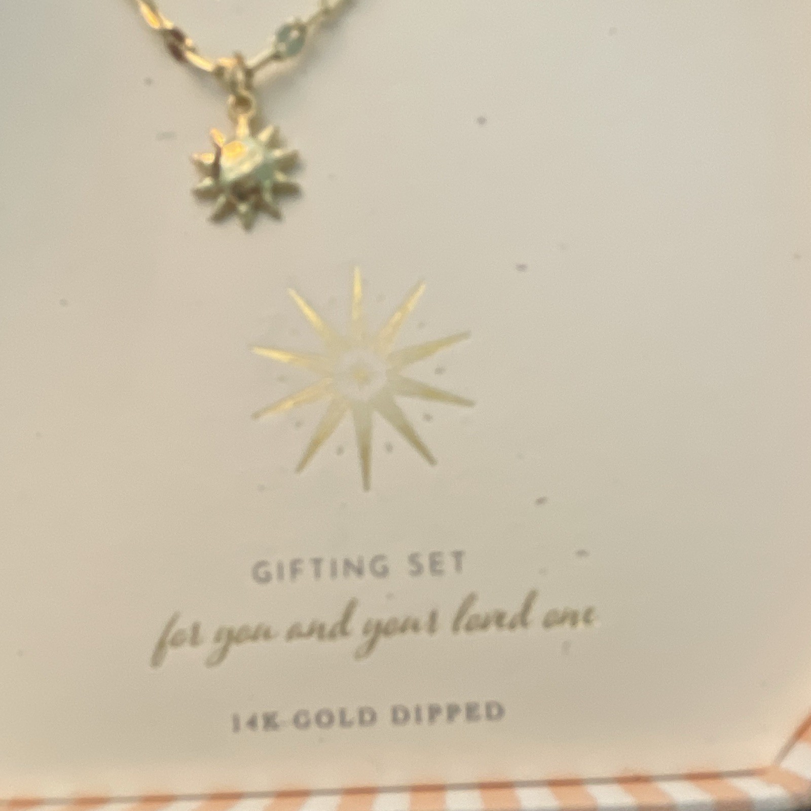 beloved + inspired “You Are My Sunshine” 14K Gold Dipped Star Charm Necklace