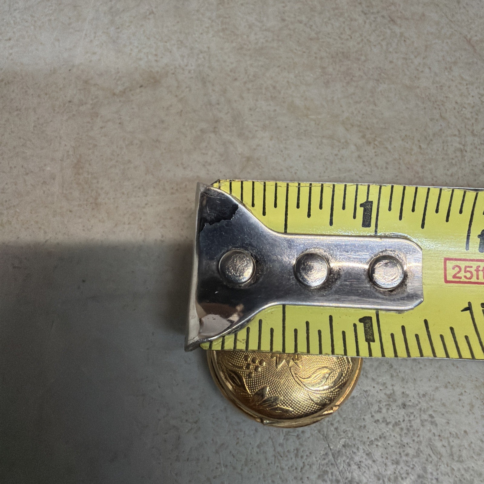Colibri Pocket Watch Quartz Small Gold Tone Needs Battery