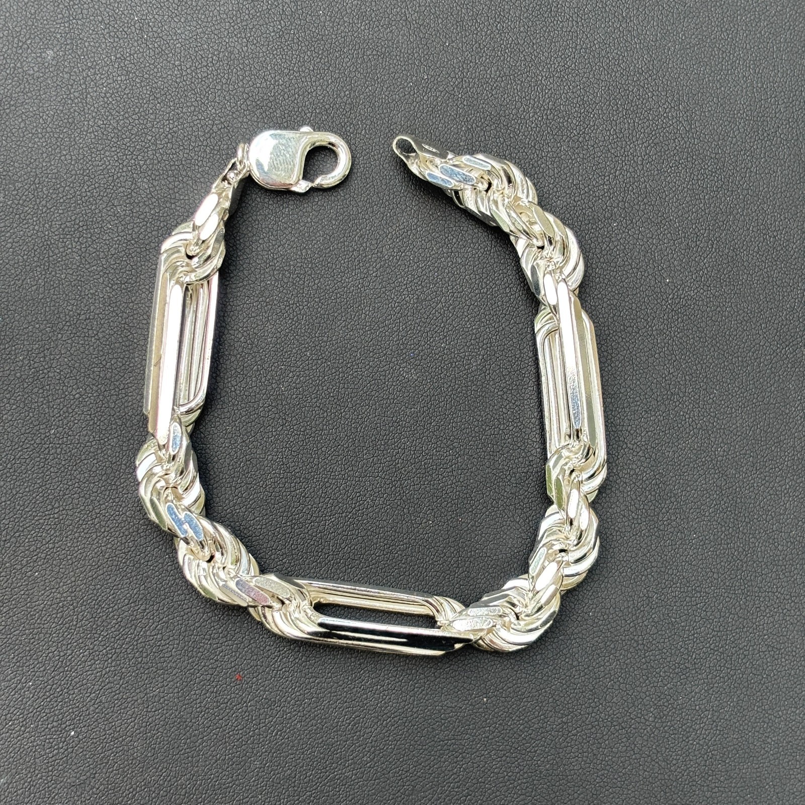 10mm Figarope Milano Bracelet – Solid 925 Sterling Silver Or 14k Gold Vermeil