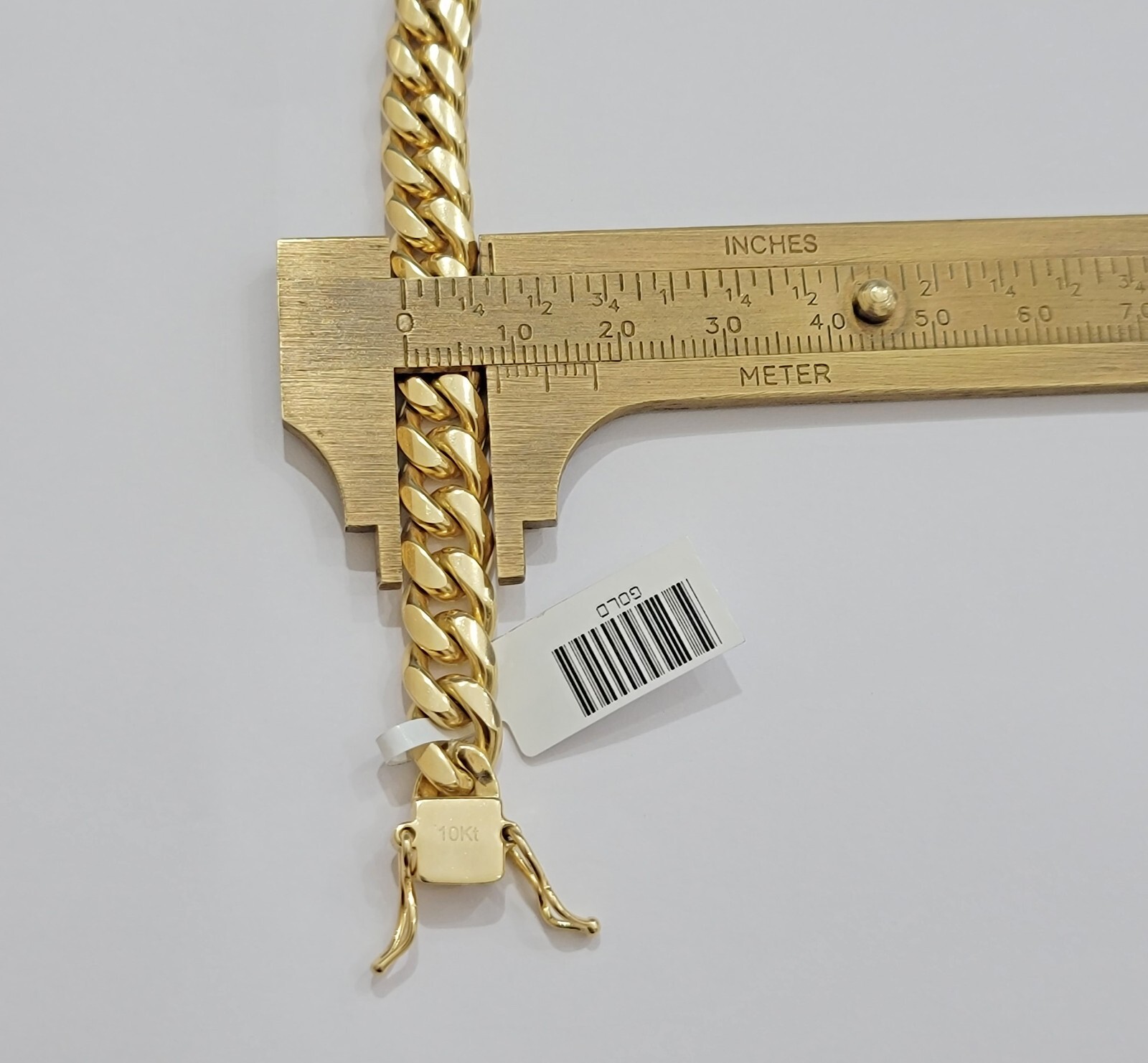 REAL 10k Gold Miami Cuban Bracelet 8″ 8.5mm 10 kt Yellow Gold Strong SOLID Links