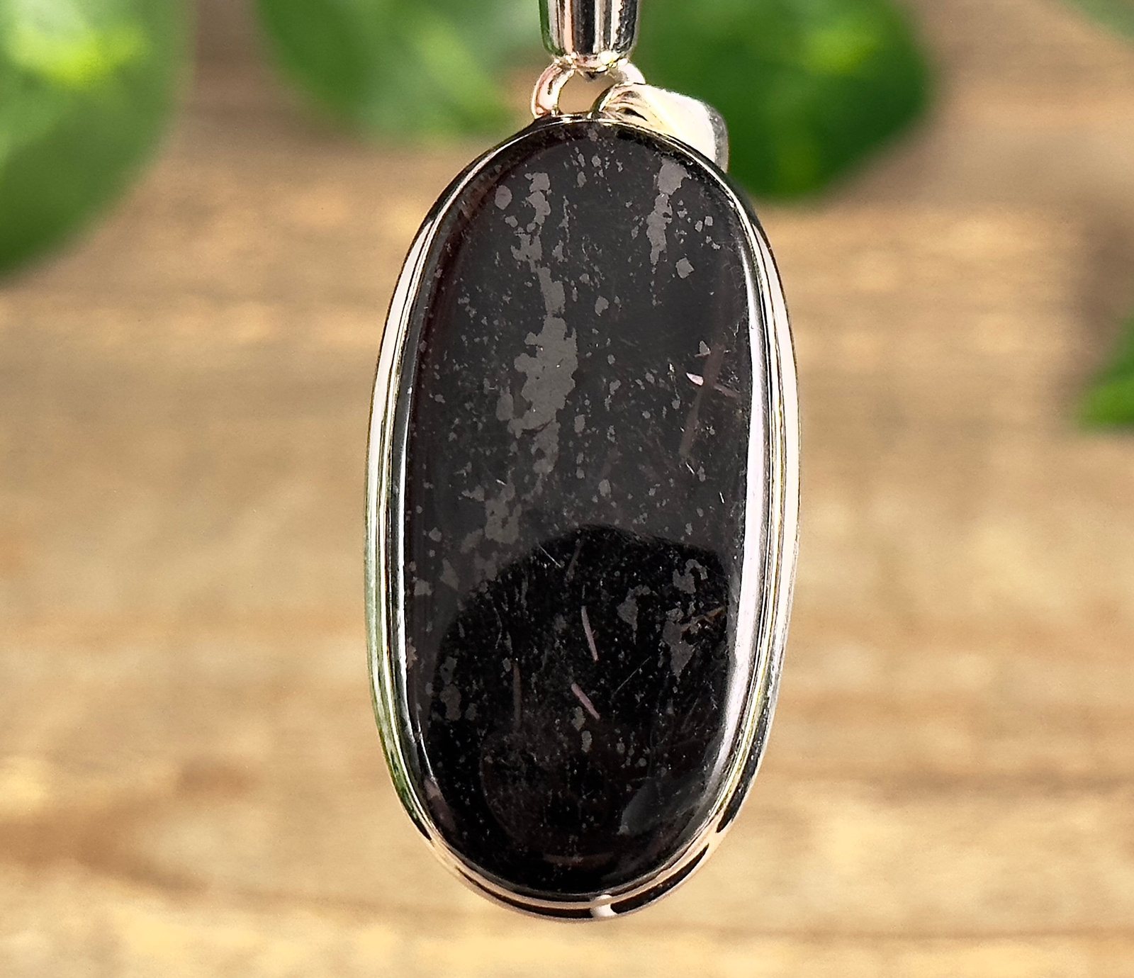 NUUMMITE Crystal Pendant – Sterling Silver, Cabochon – Fine Jewelry Gift, 54478