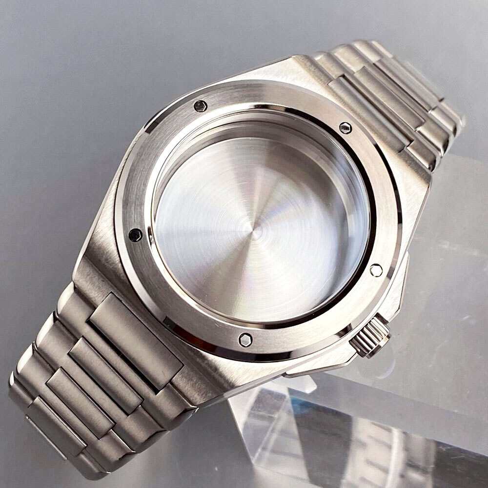 40mm Steel Case Fit for Engineer NH35 ETA2824 PT MenWatch Parts Sapphire Crystal