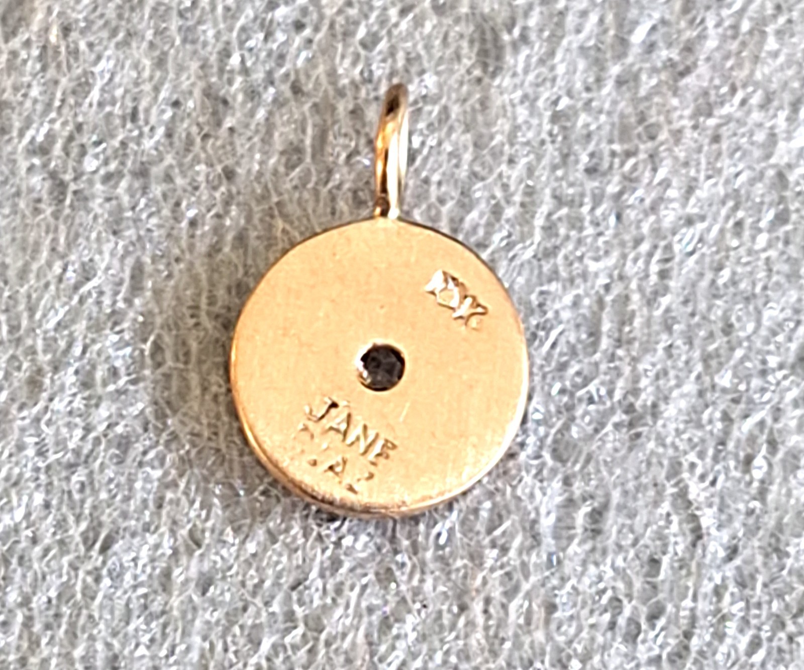 Jane Diaz Mini Disc Pendant 10mm