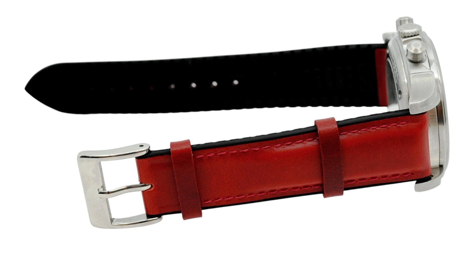 Omega 41mm Men’s DeVille Co-Axial Red Chronoscope Chronograph Watch- 4851.61.31!
