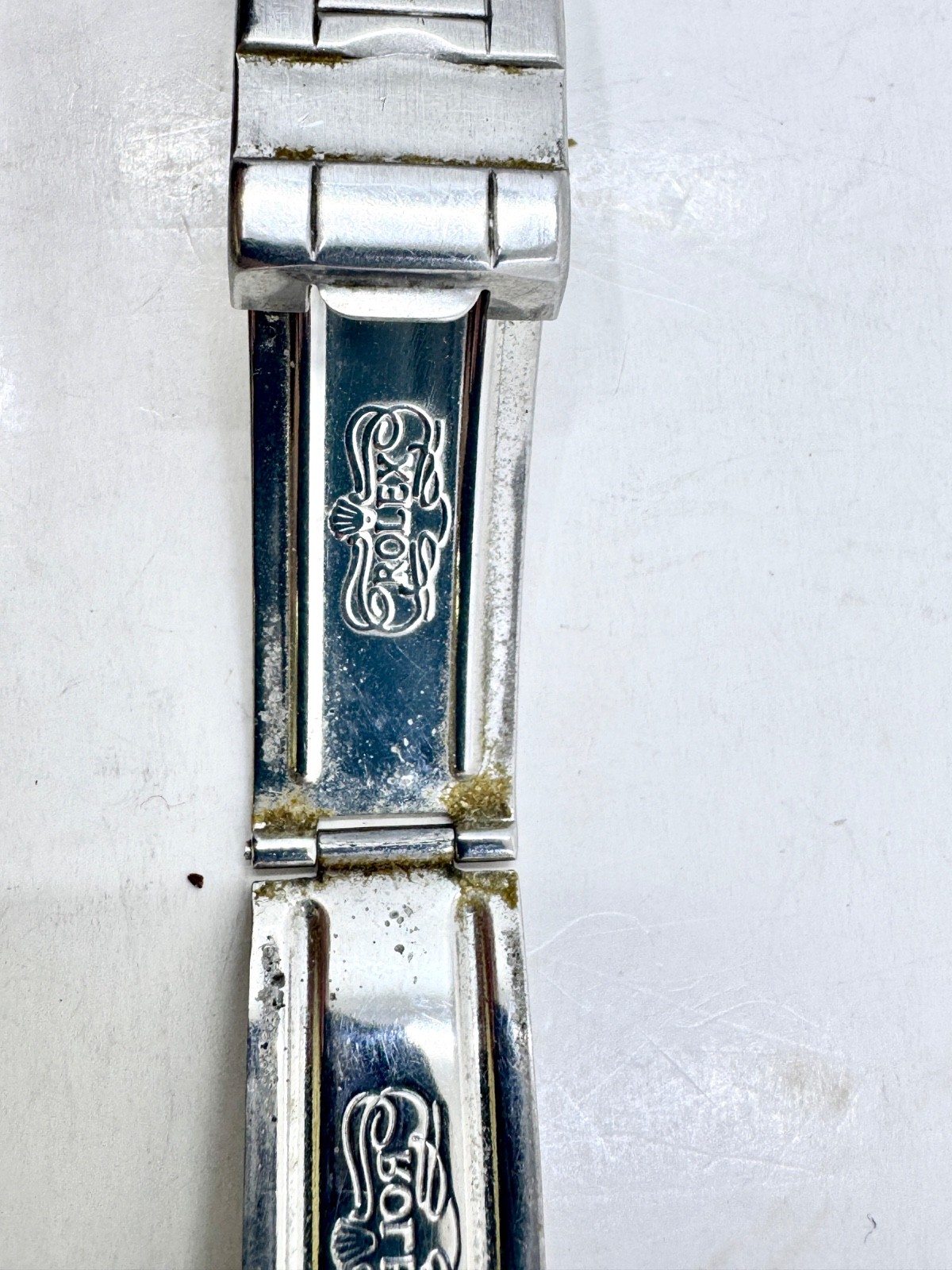 Rolex flip lock Clasp for Steel & Gold Oyster Bracelet Code 93153 18 year 1996