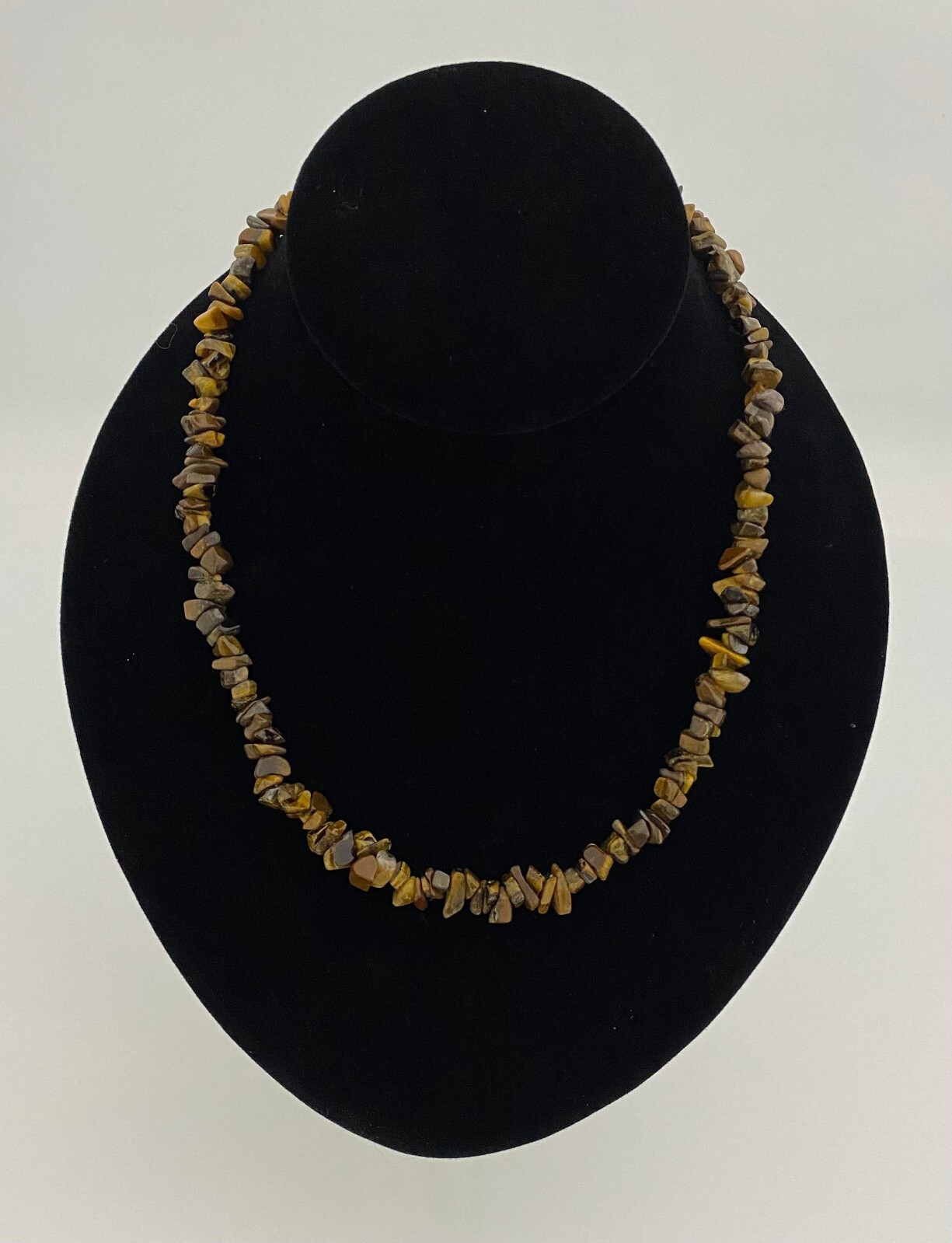 Stone Chip Necklace U CHOOSE size style & stone Amethyst Crystal Turquoise MORE