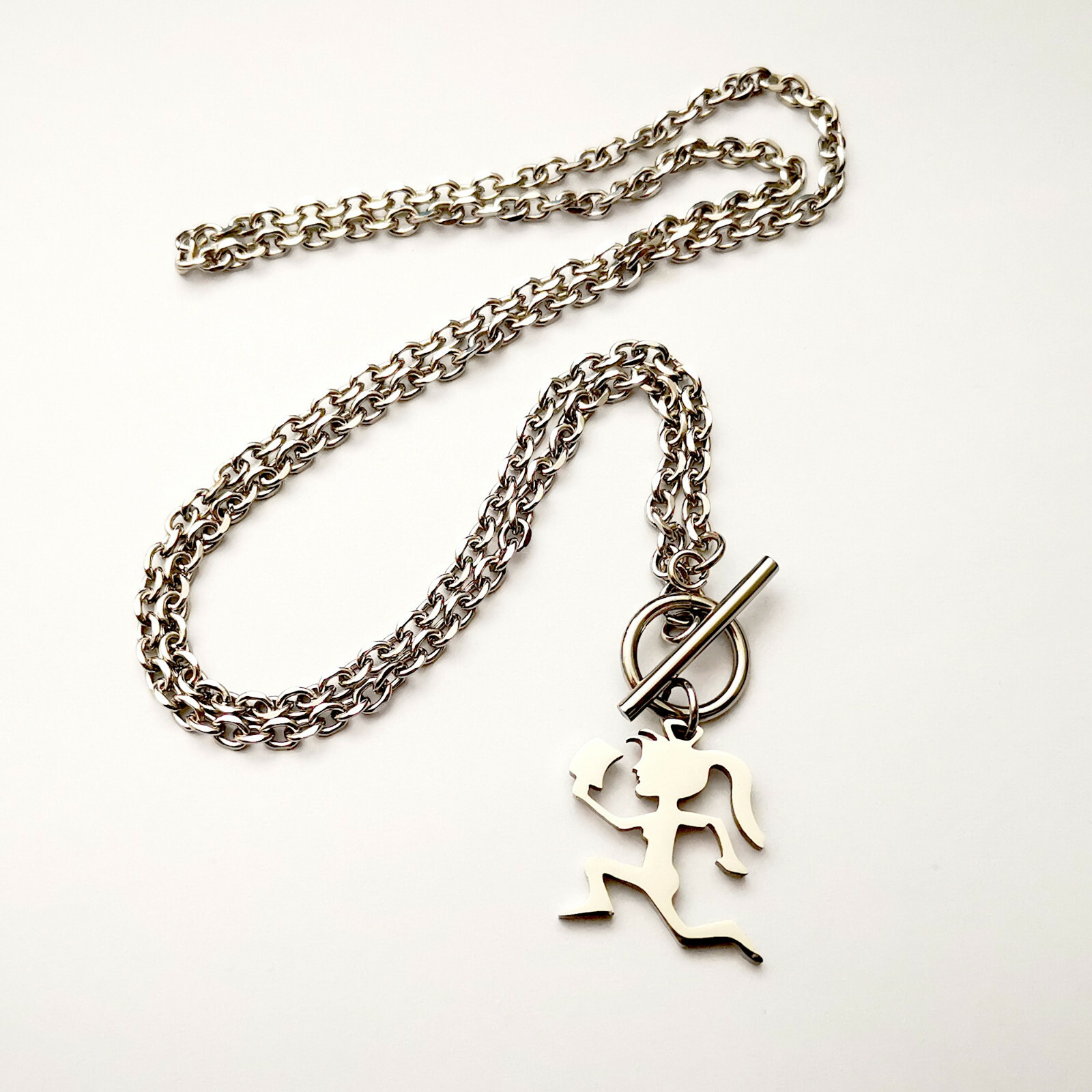Insane Clown Posse Toggle Clasp hatchemtan Juggalette necklace pendant 16-40inch