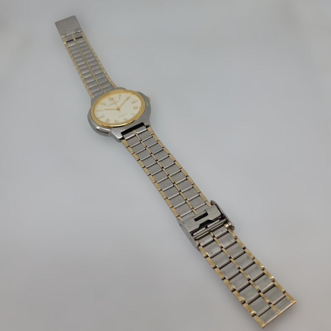 Aureole Quartz Silver Dial Men Wristwatch