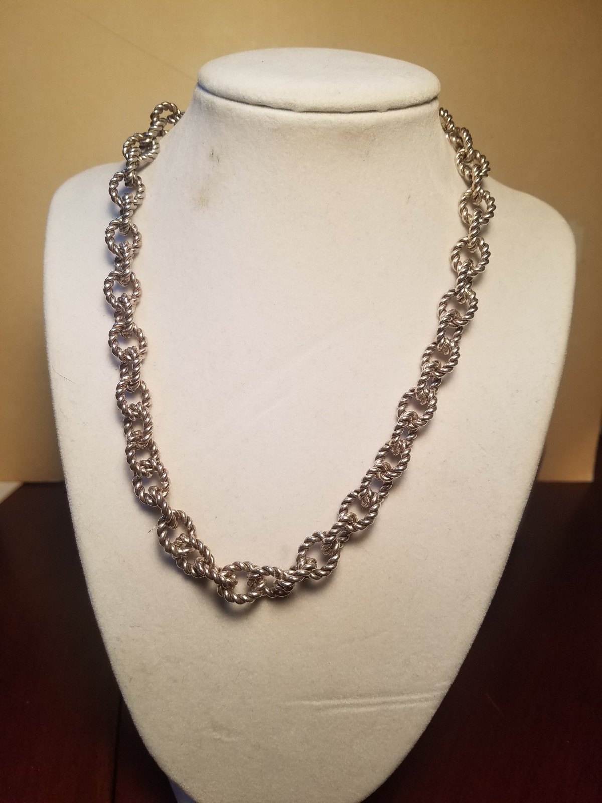 .925 Sterling Silver Princess Rope necklace 2.4 Sterling ounces of silver