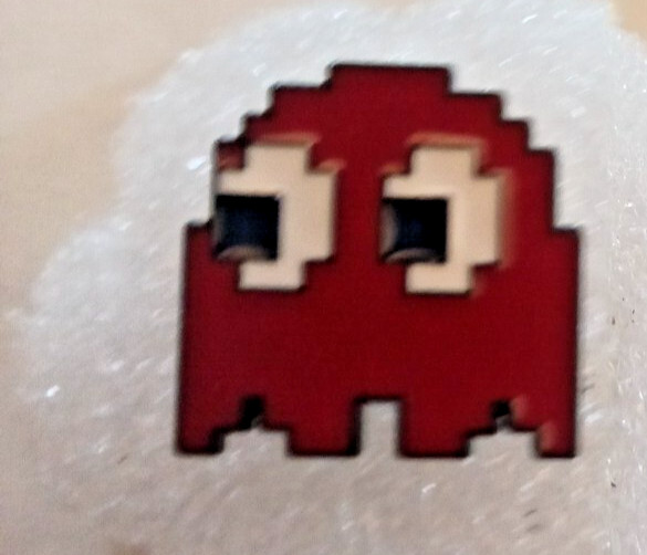 BLINKY-PAC MAN- ENAMEL PIN-SHIP ALL THE PINS YOU BUY FOR $4.99-VISIT OUR STORE