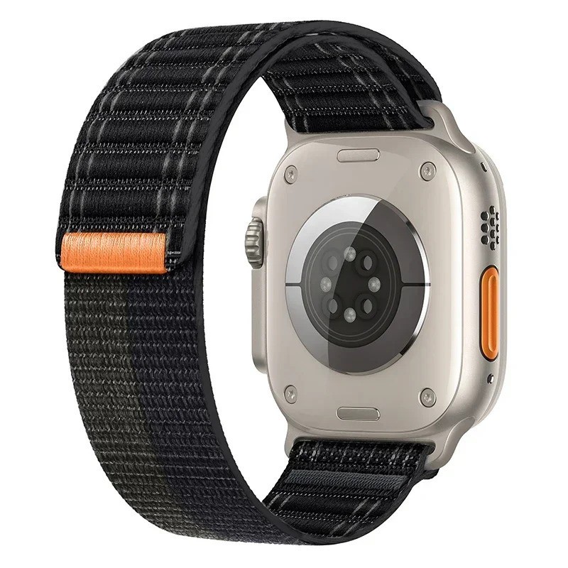 Woven Nylon Sport Loop Band for Apple Watch Series 10 9 8 7 11 SE Ultra 38–49mm