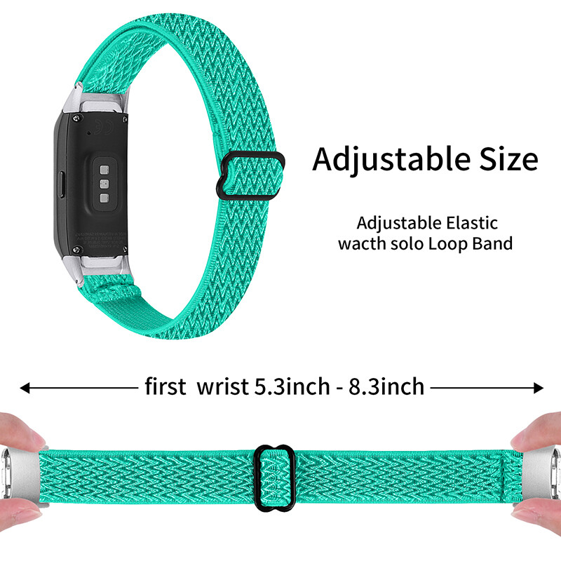 Elastic Woven Nylon Sport Band Strap for Samsung Galaxy Fit SM-R370 Watchband